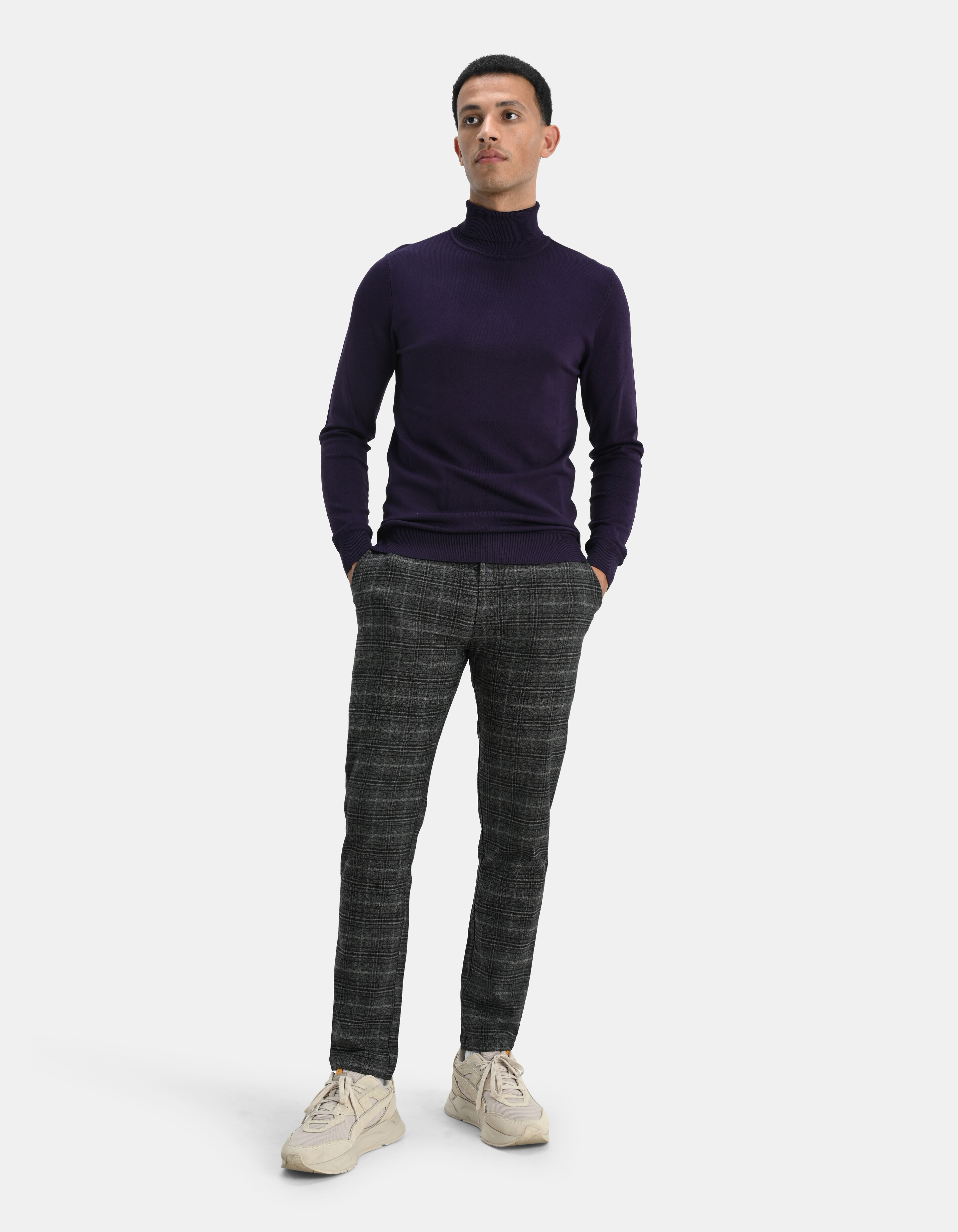 Karierte Hose Grau SHOEBY MEN