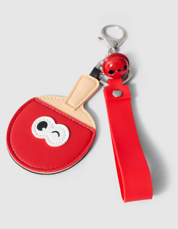 Pingpong Schl&uuml;sselanh&auml;nger Rot SHOEBY ACCESSOIRES