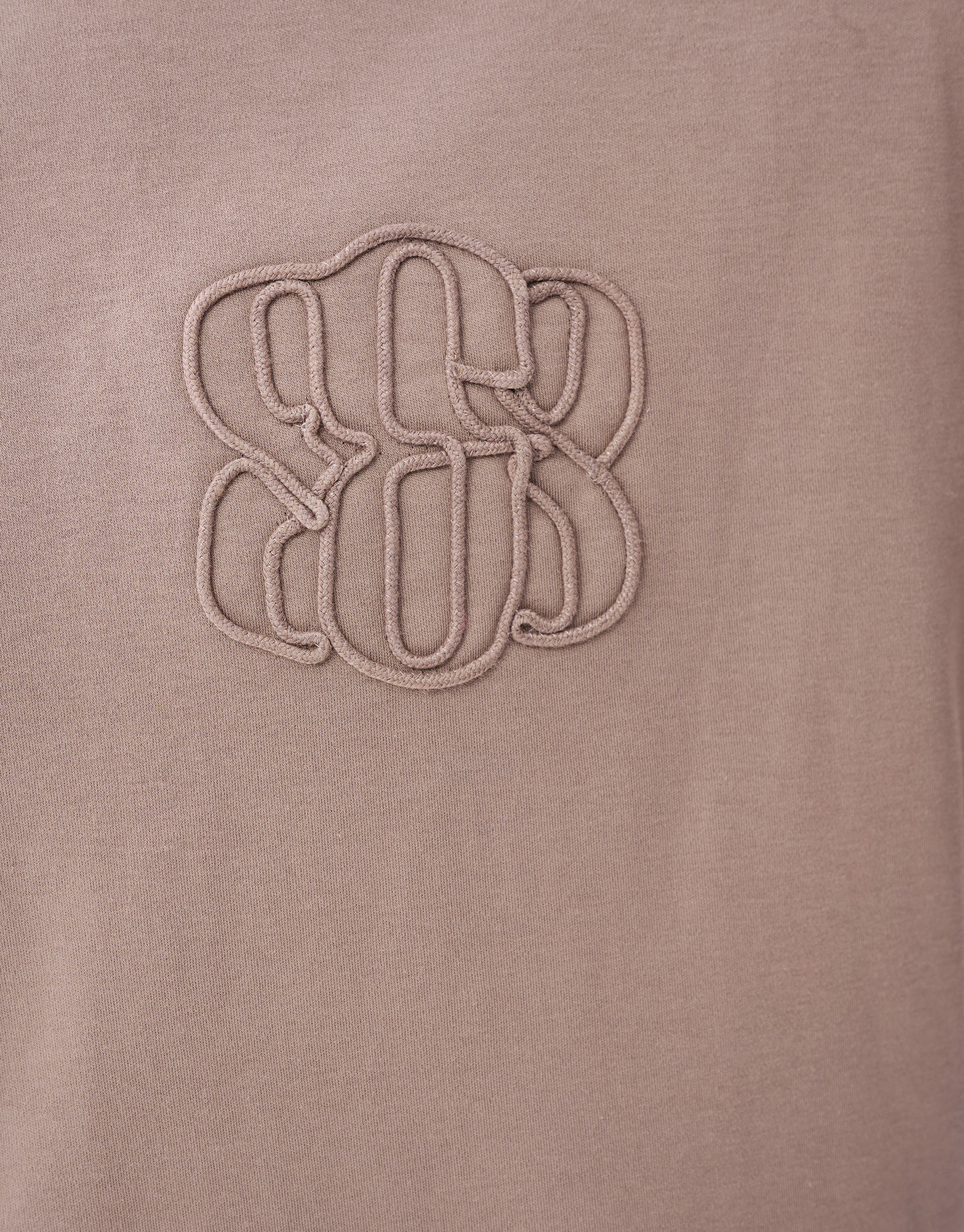 Stickerei-T-Shirt Hellbraun SHOEBY MEN