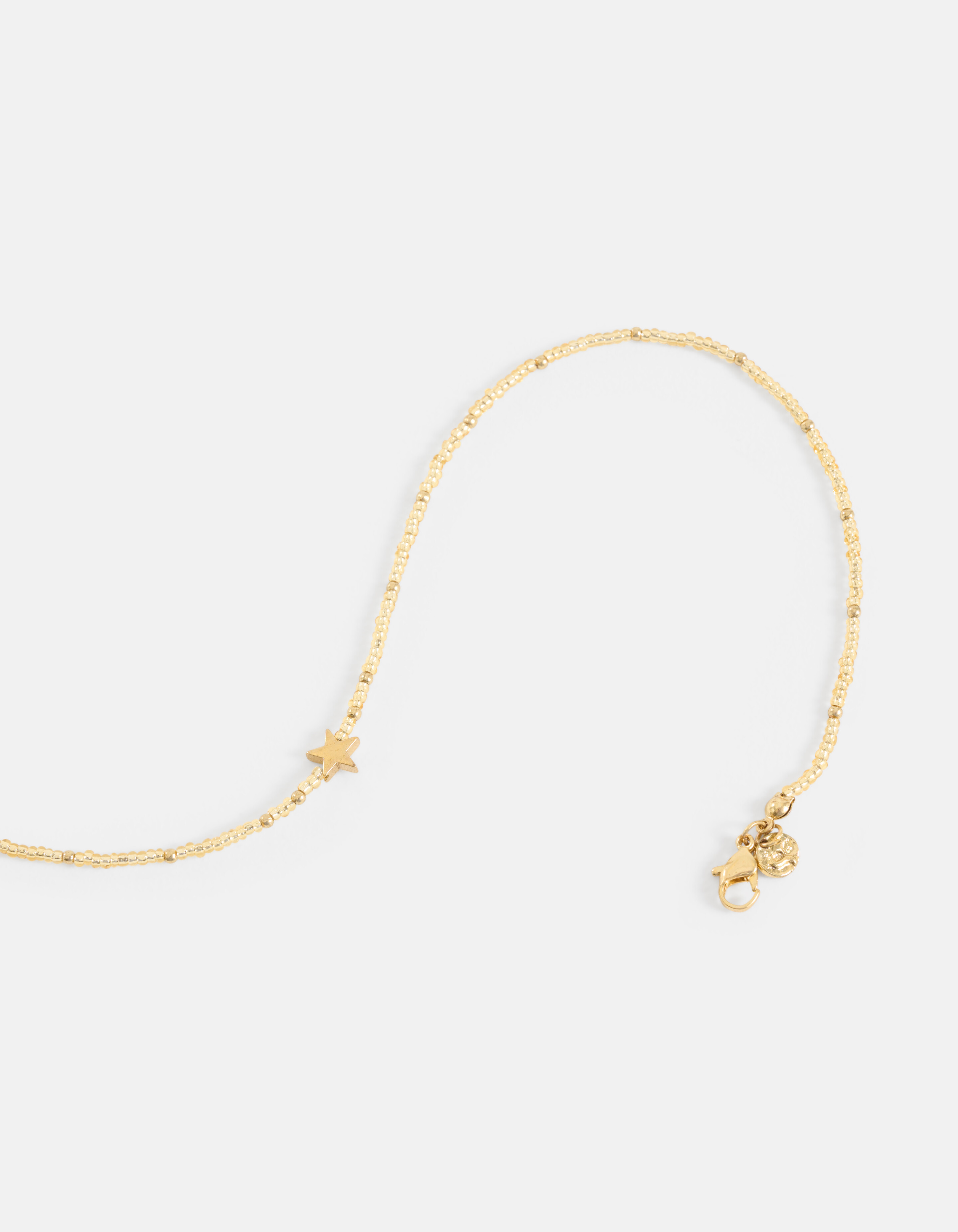 Perlen-Stern-Halskette Gold SHOEBY ACCESSOIRES