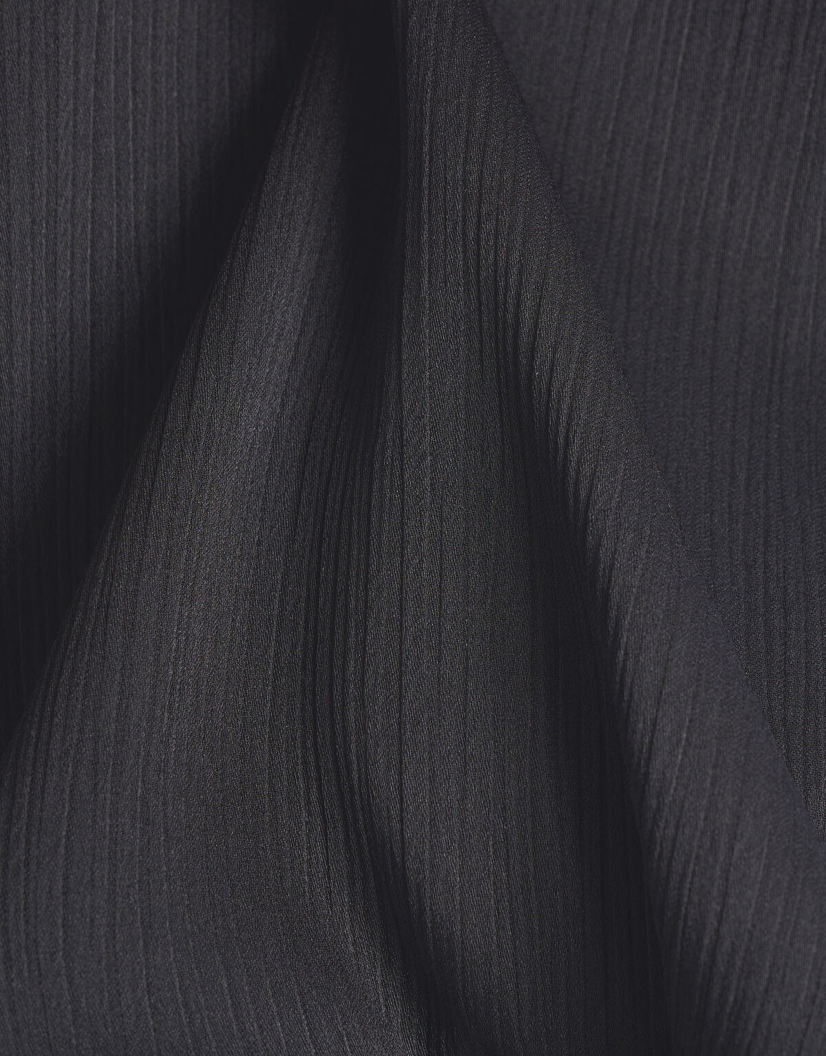 Crinkle Chiffon Top Schwarz SHOEBY WOMEN