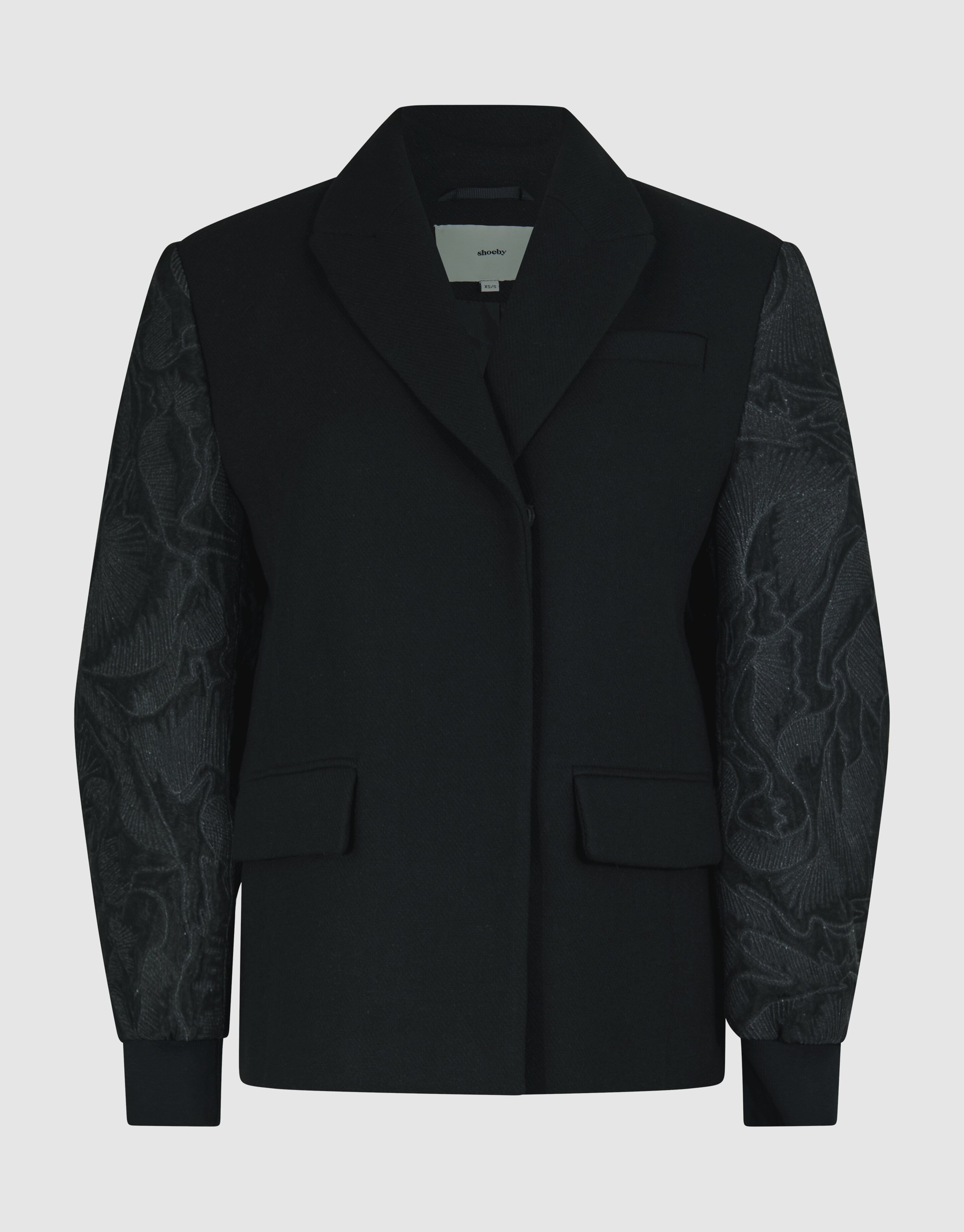 Kurze Mischjacke Schwarz SHOEBY WOMEN