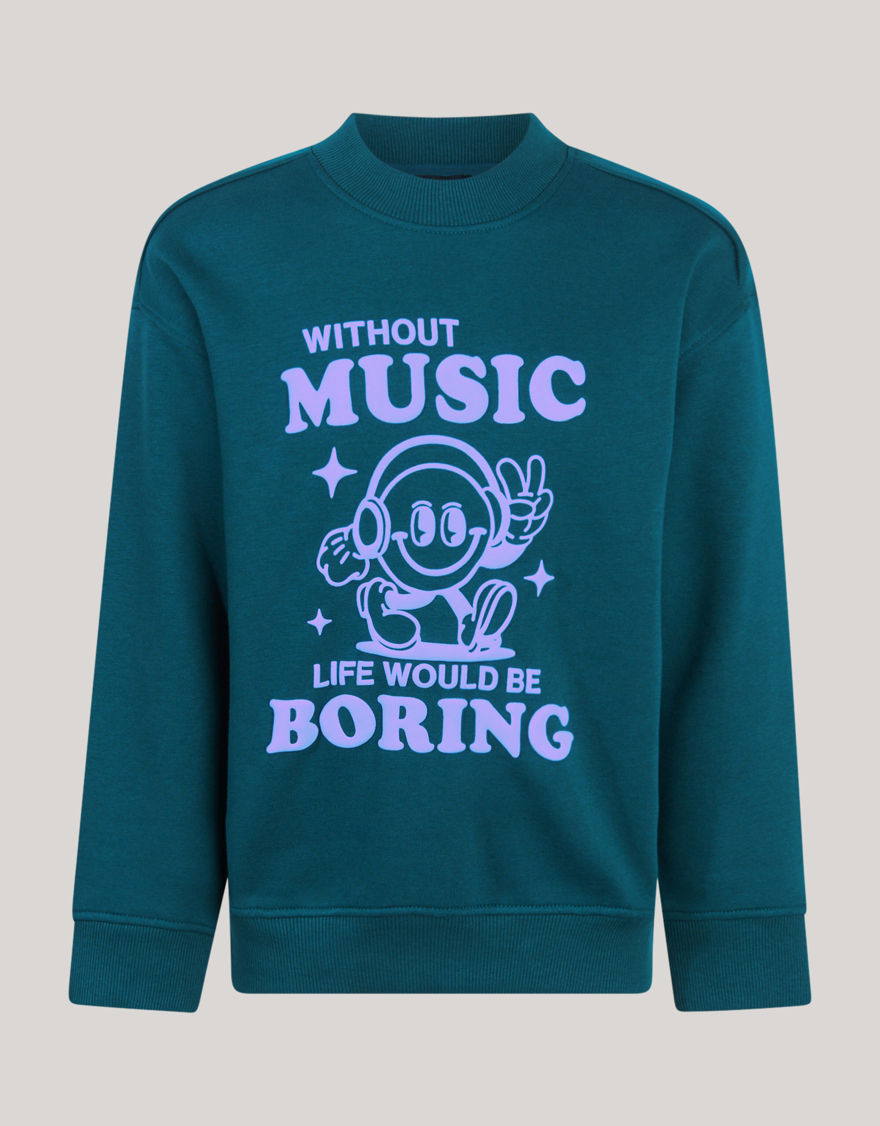 Musik-Pullover Dunkelgrün SHOEBY BOYS