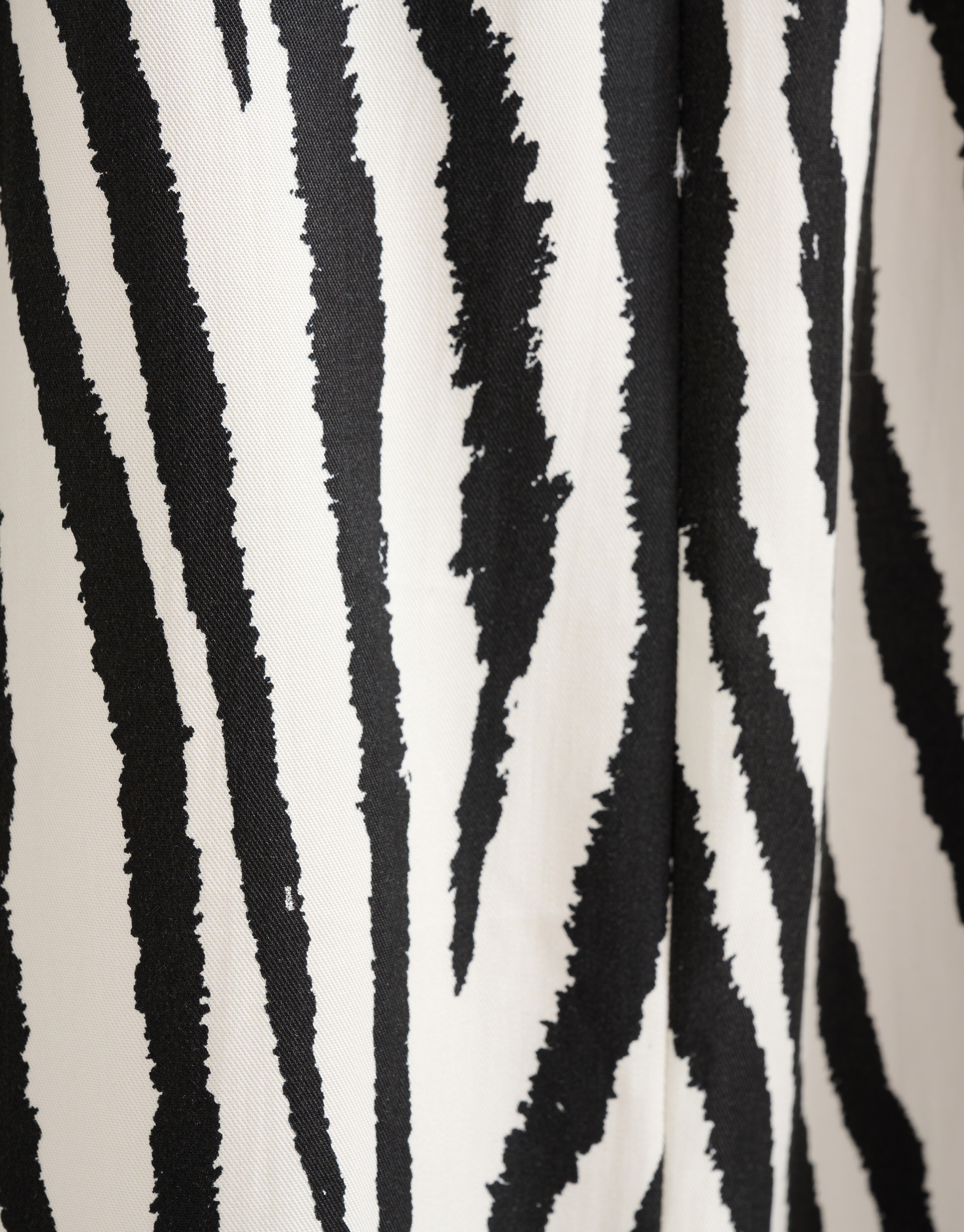 Zebra bedrucktes Kleid Schwarz/Weiß SHOEBY WOMEN