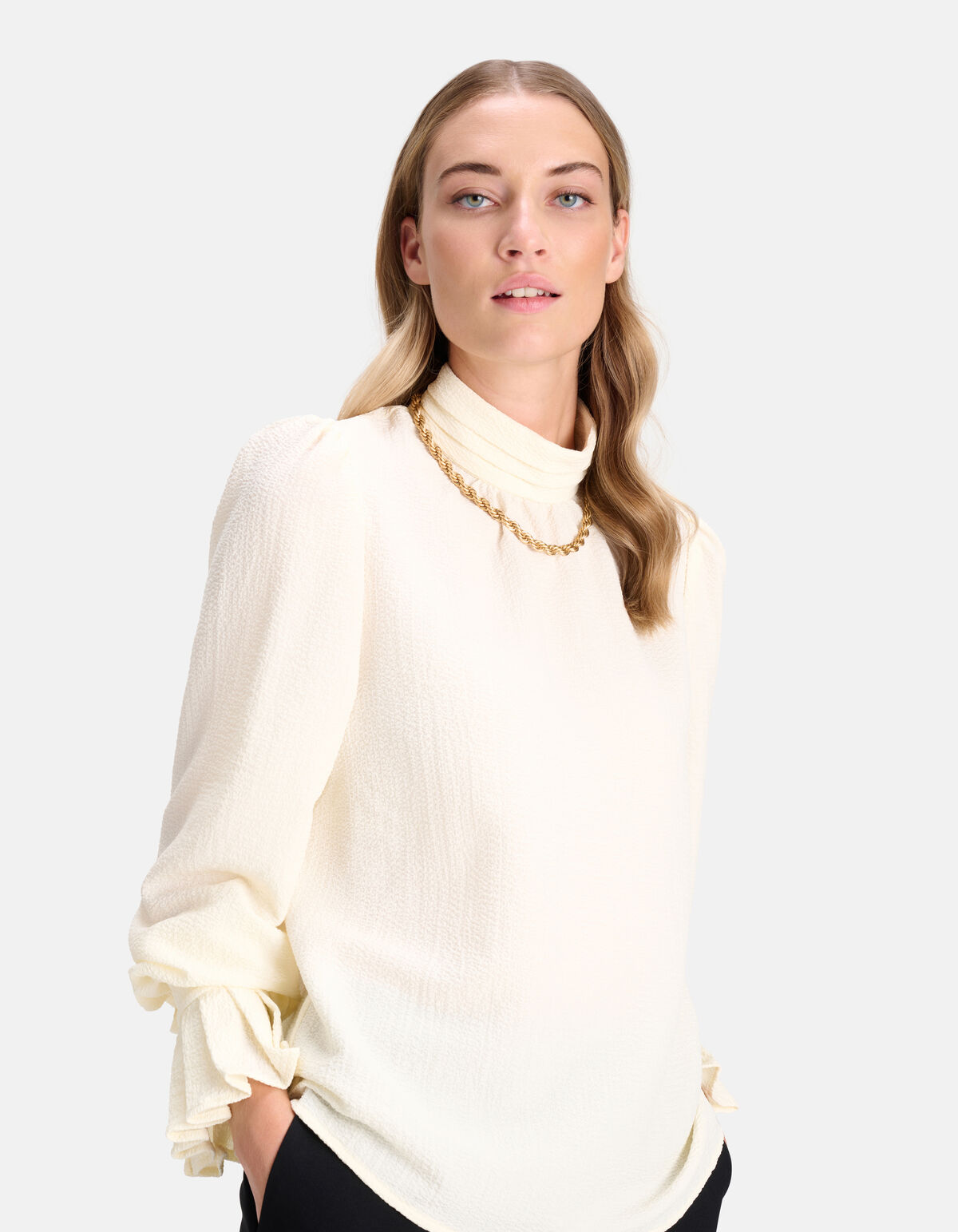 Bluse mit voluminösen Ärmeln Off White By Fred SHOEBY WOMEN