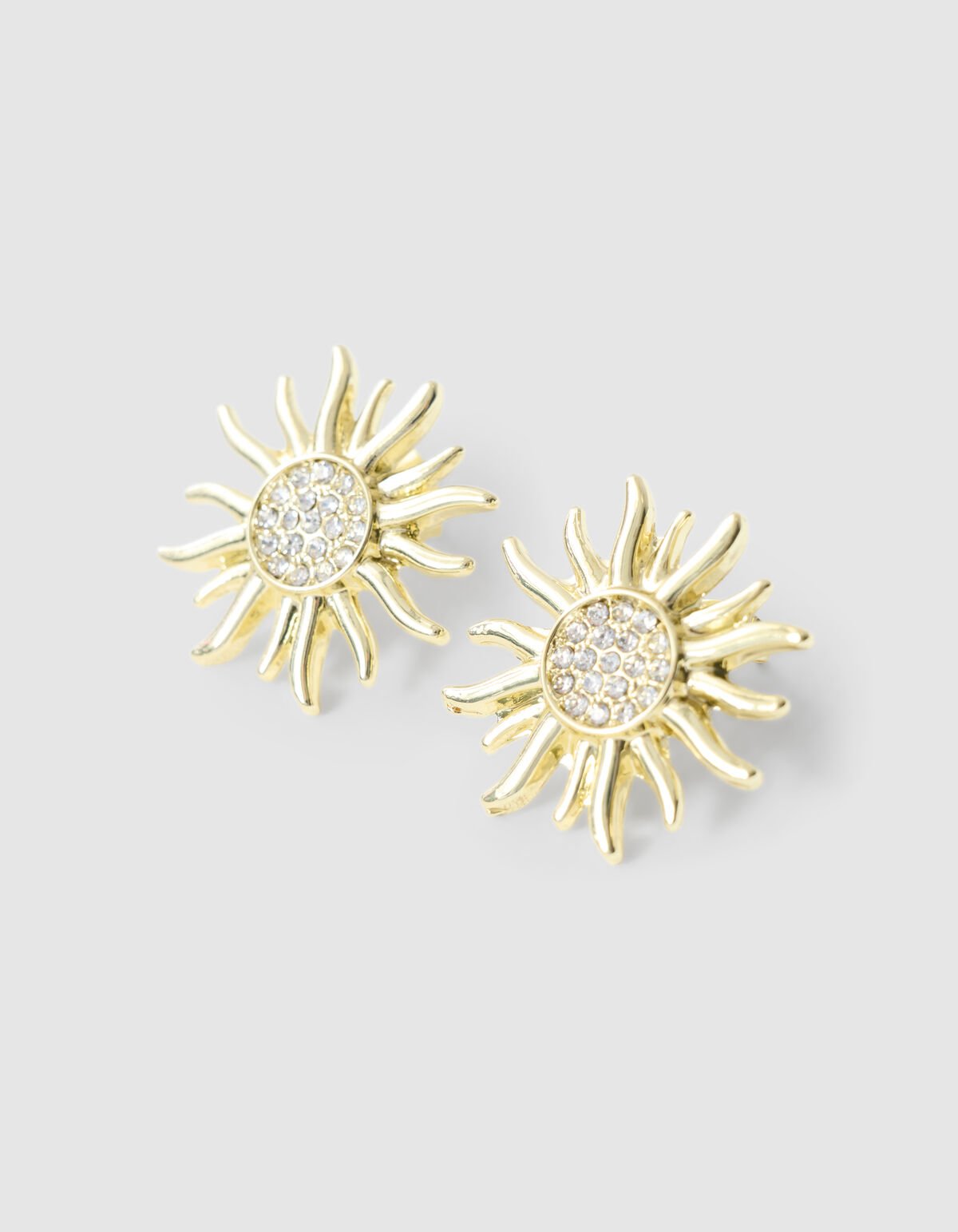 Kleine Sonnenohrringe Gold SHOEBY ACCESSOIRES