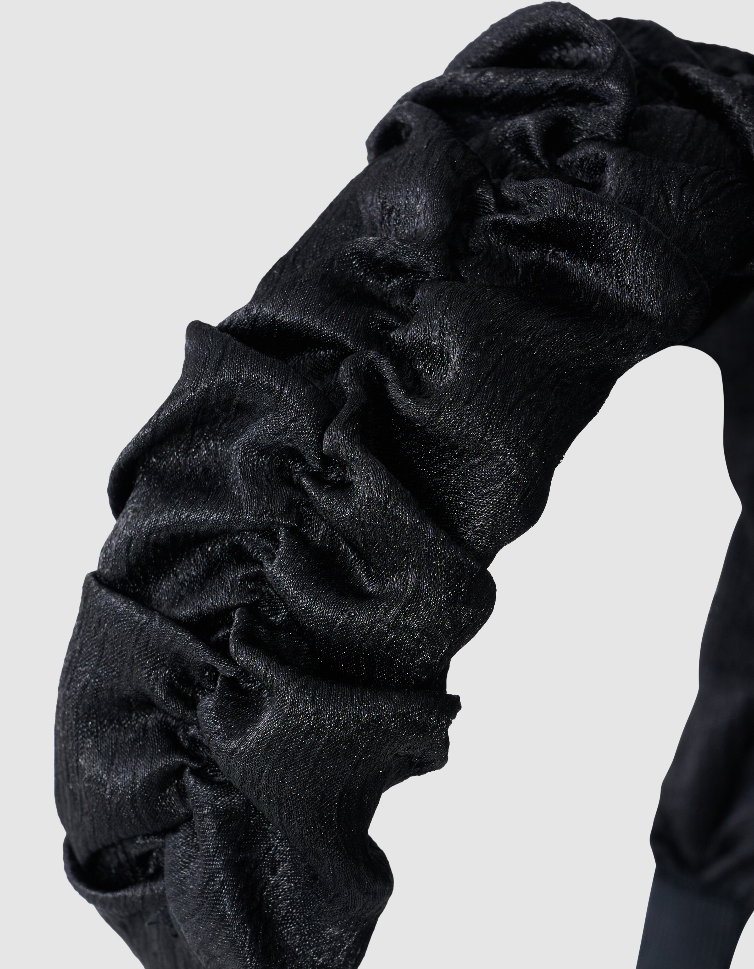 Geknülltes Haarband Schwarz SHOEBY ACCESSOIRES