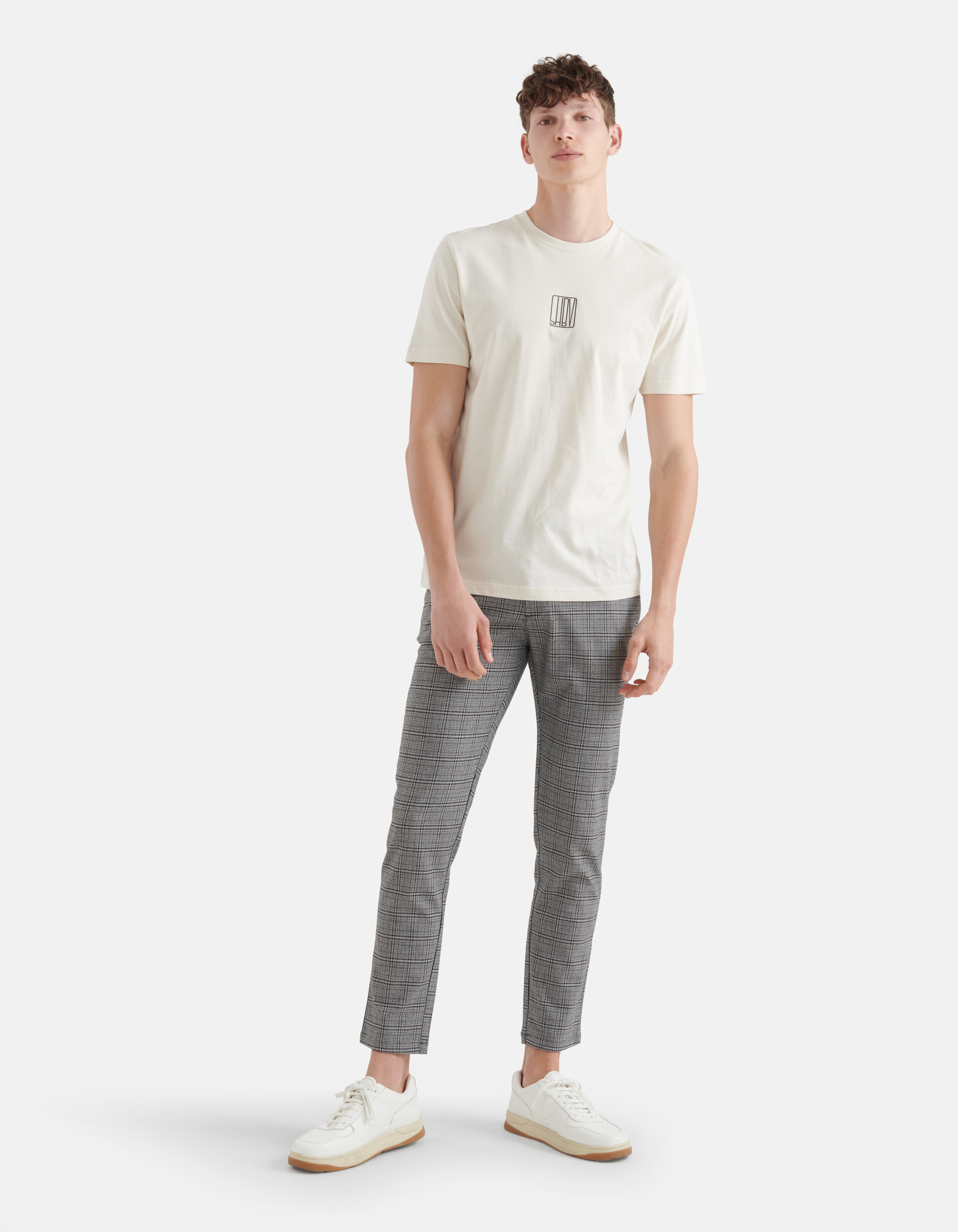 Karohose Grau SHOEBY MEN