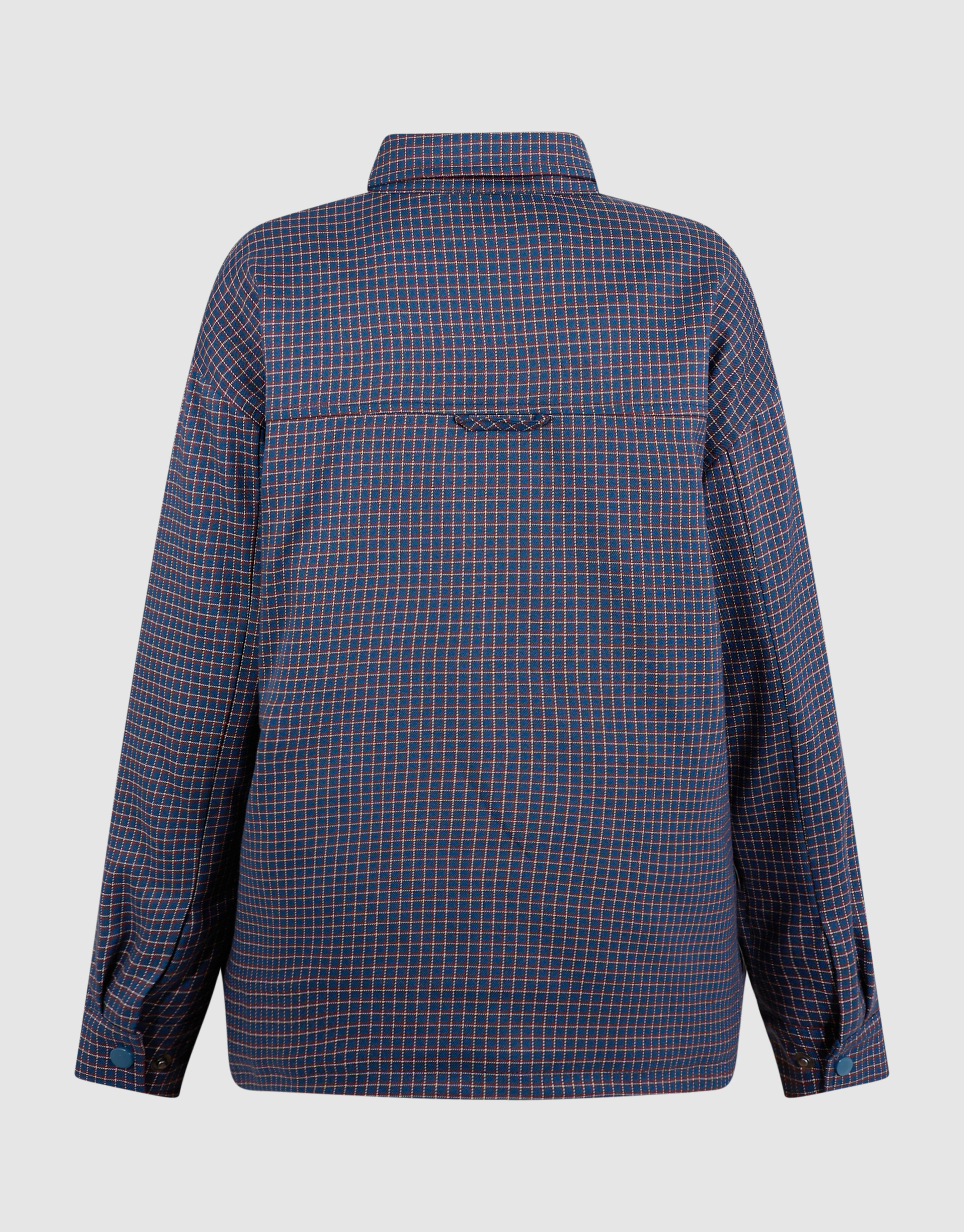 Oversized Padded Overshirt Dunkelblau SHOEBY BOYS