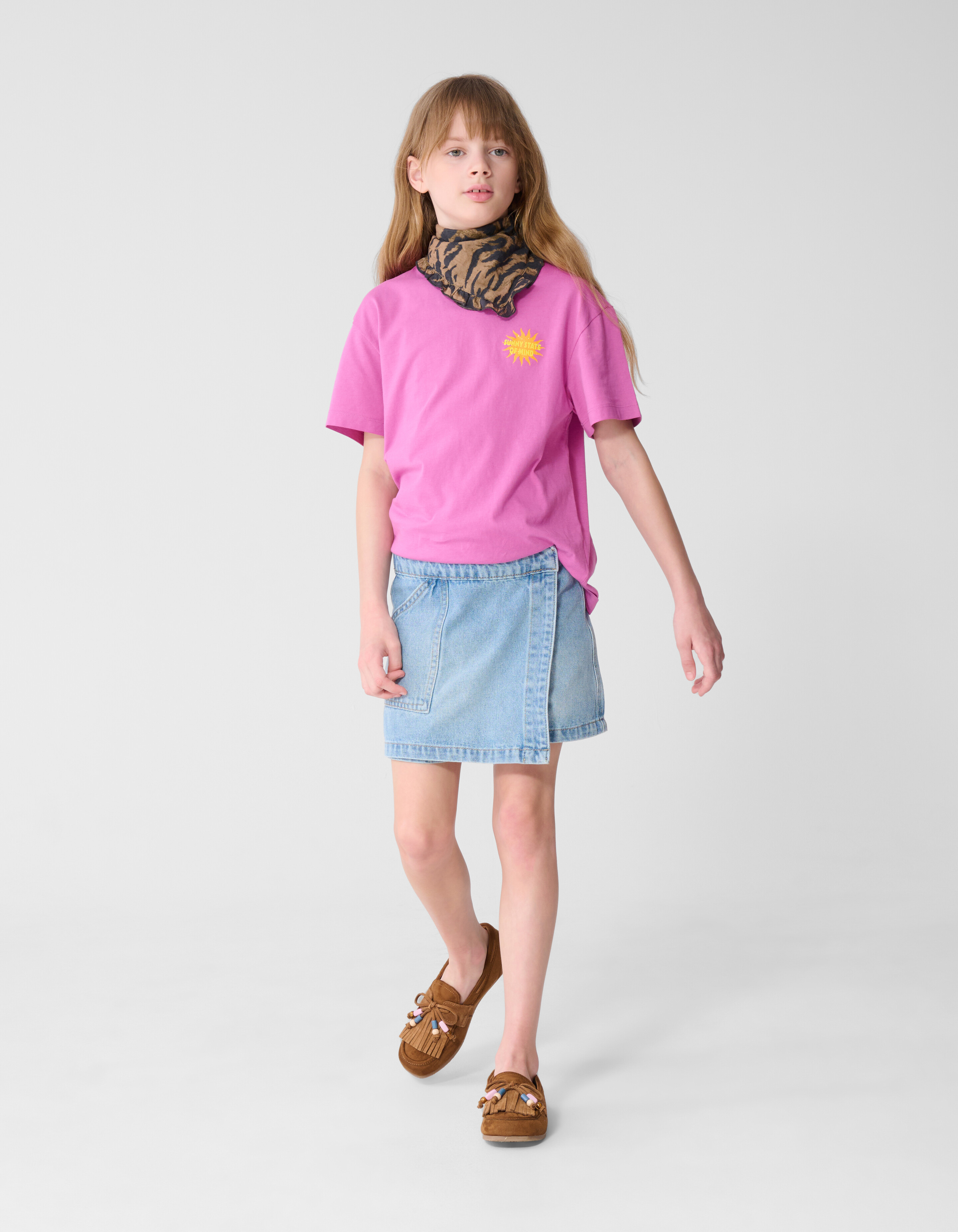 Soleil Artwork T-Shirt Lila SHOEBY GIRLS
