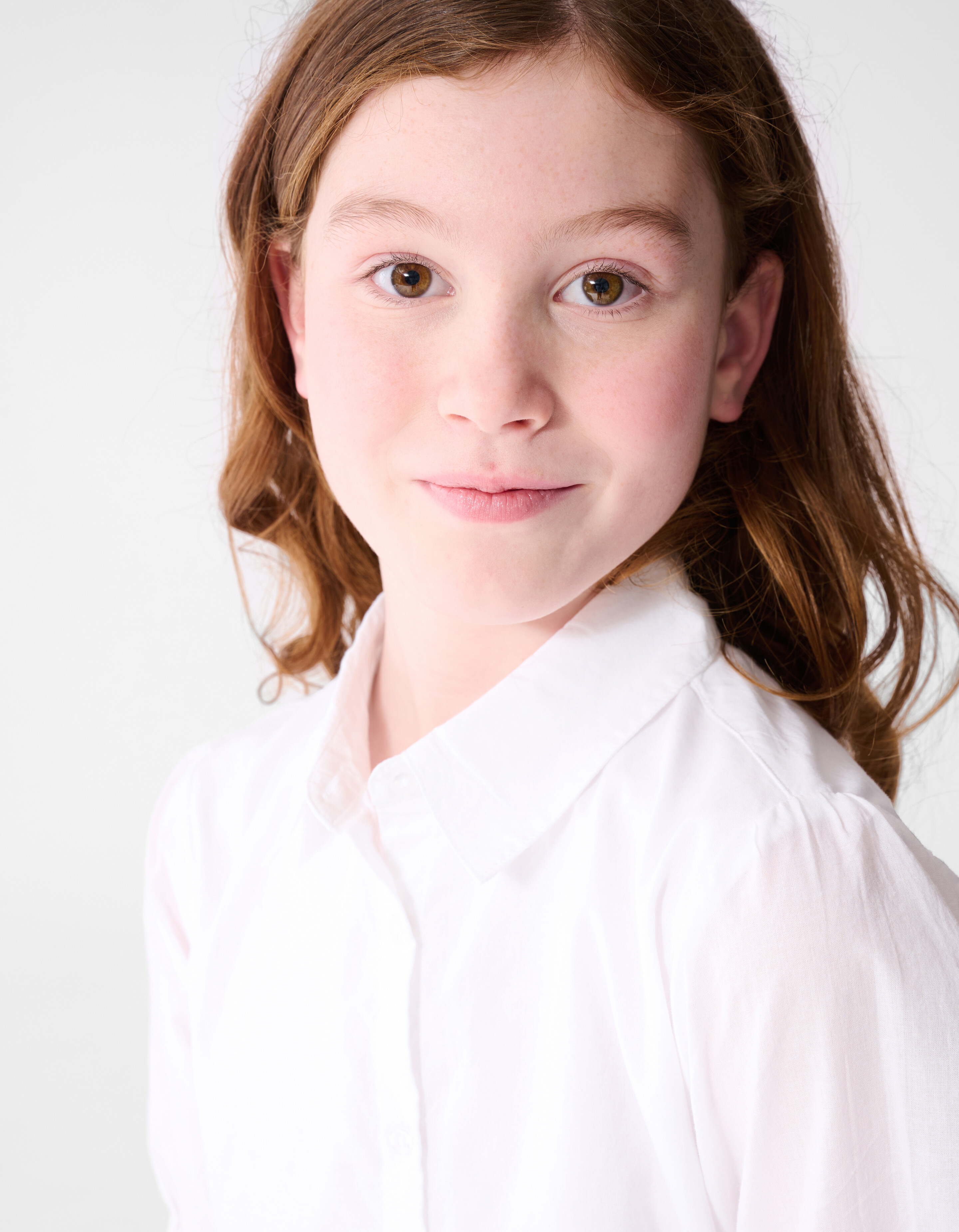 Bestickte R&uuml;schenbluse Wei&szlig; SHOEBY GIRLS