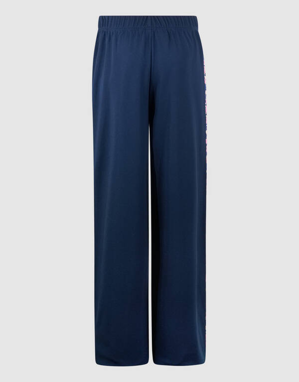 Dunkelblaue Hose mit weitem Bein und Blumenmuster SHOEBY GIRLS