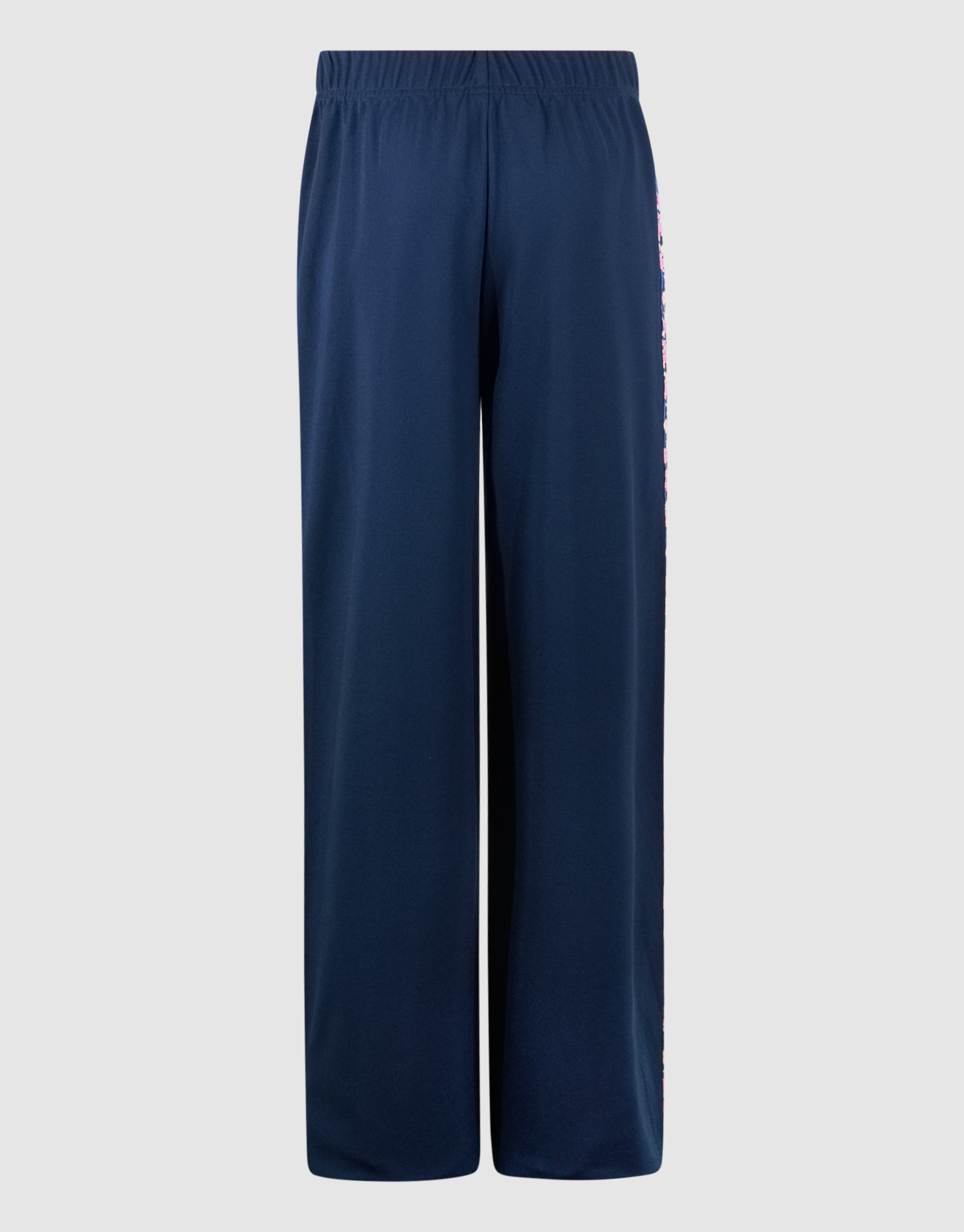 Dunkelblaue Hose mit weitem Bein und Blumenmuster SHOEBY GIRLS