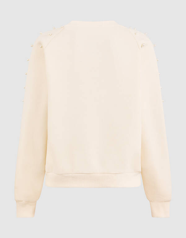 Parel Sweater Gebrochen Wei&szlig; SHOEBY GIRLS