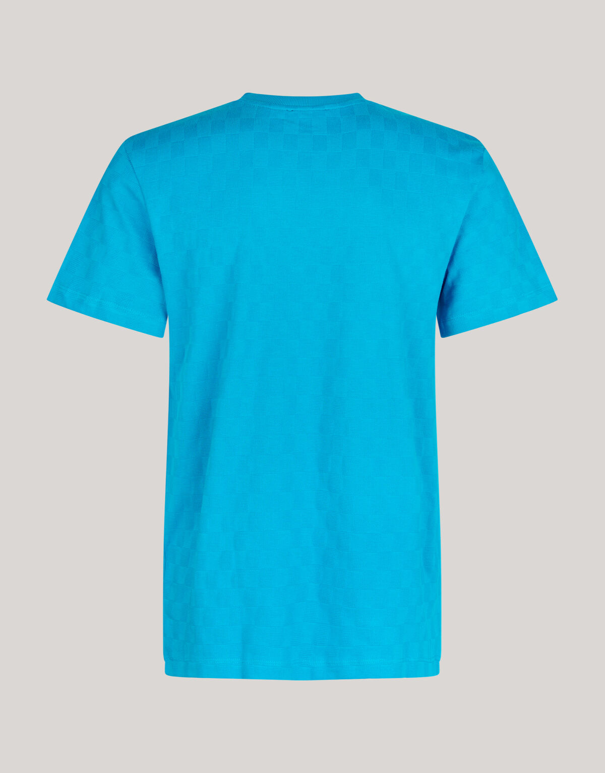 Block Textur Shirt Blau SHOEBY MEN
