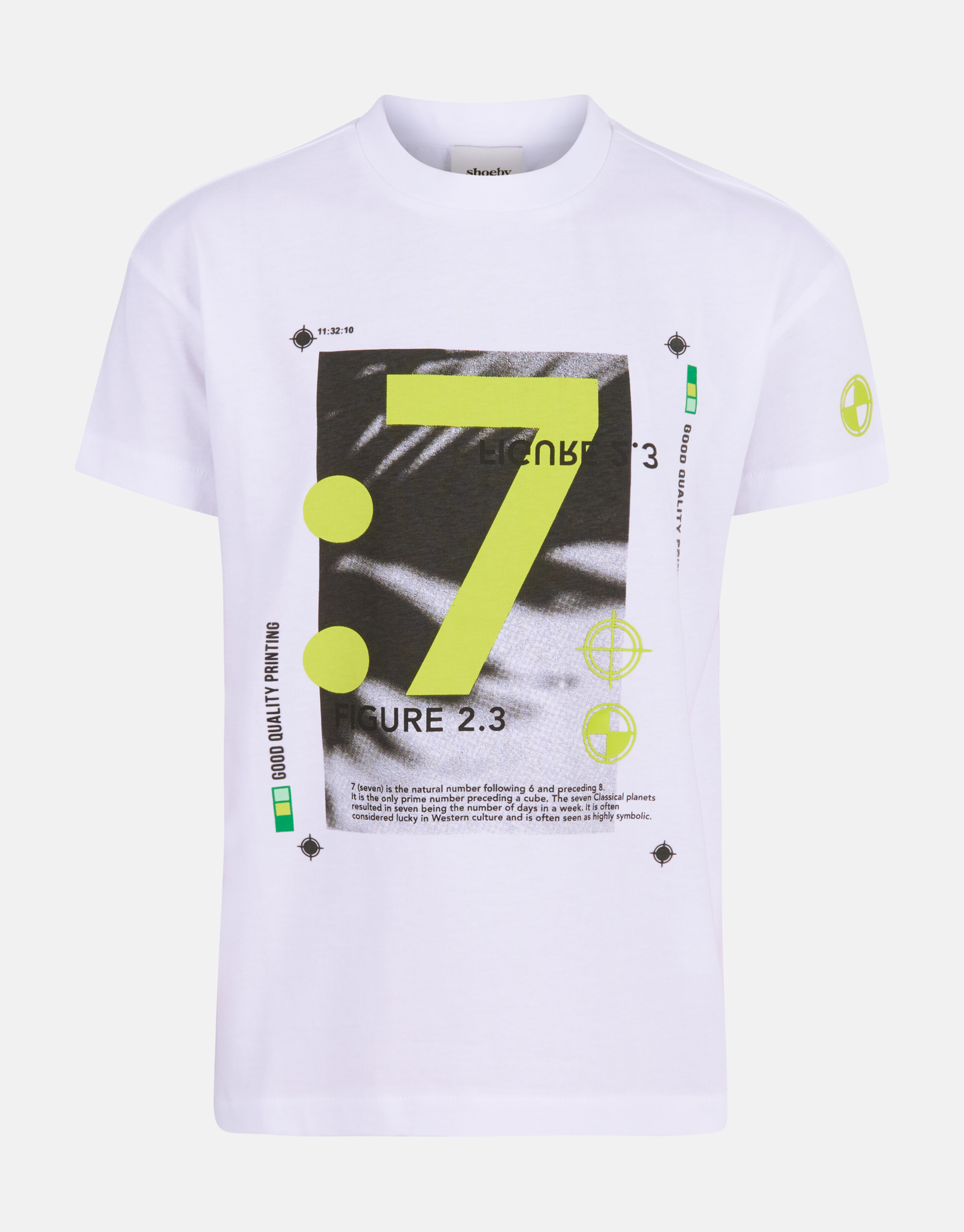 Bedrucktes T-shirt Weiß SHOEBY BOYS