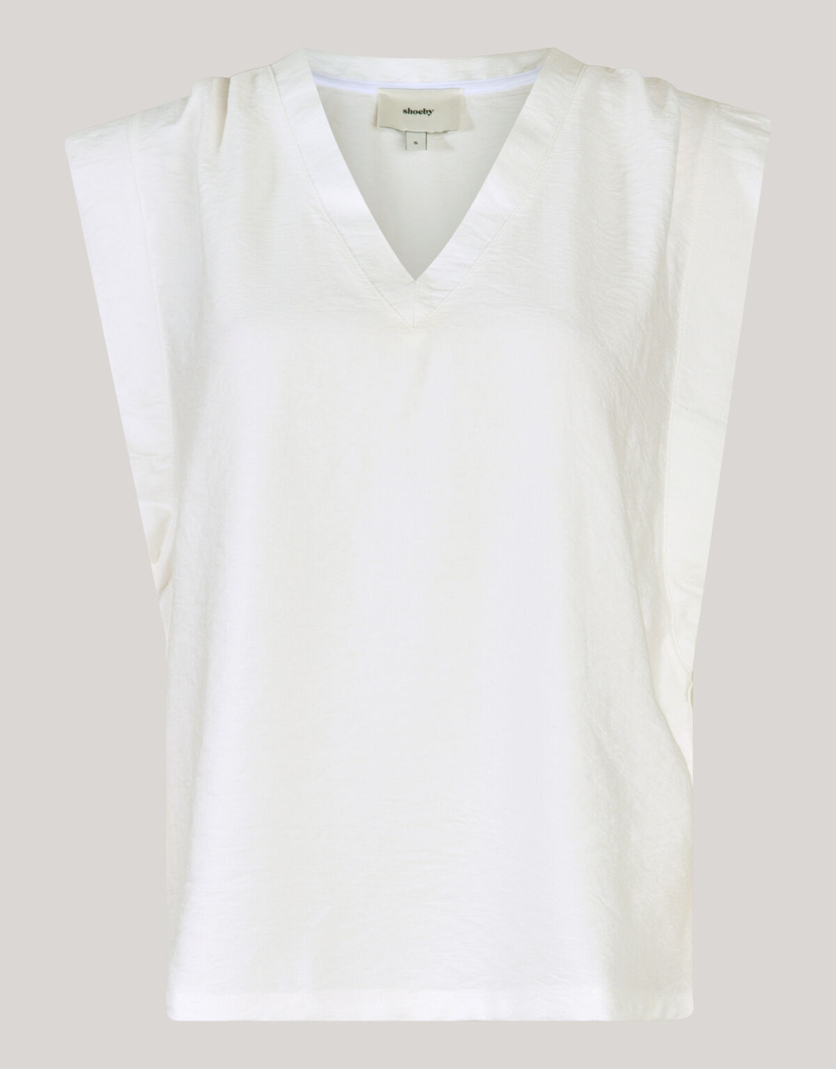 V-hals Top Wit SHOEBY WOMEN