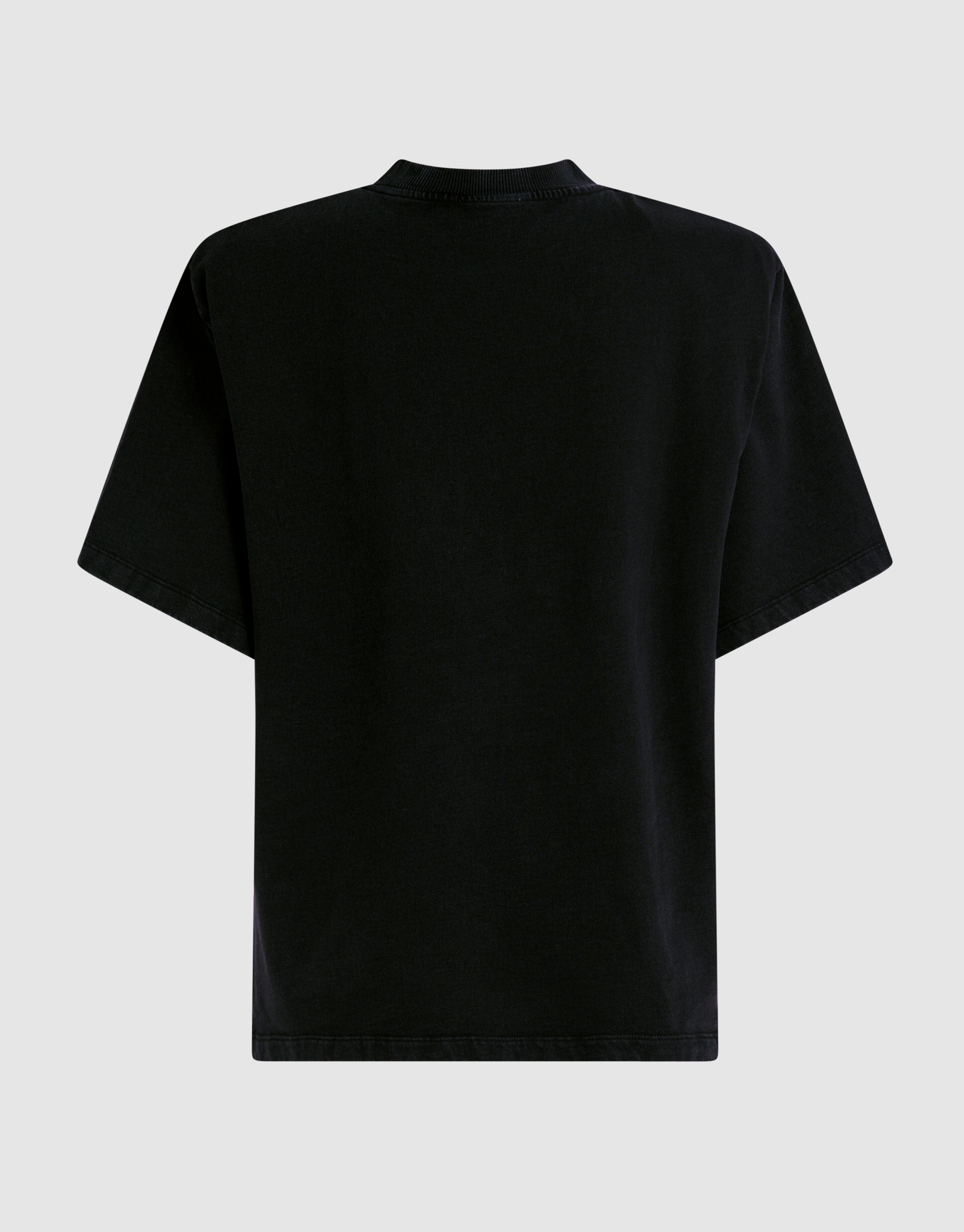 Gefüttertes gewaschenes Sweat-T-Shirt Donkergrijs SHOEBY WOMEN