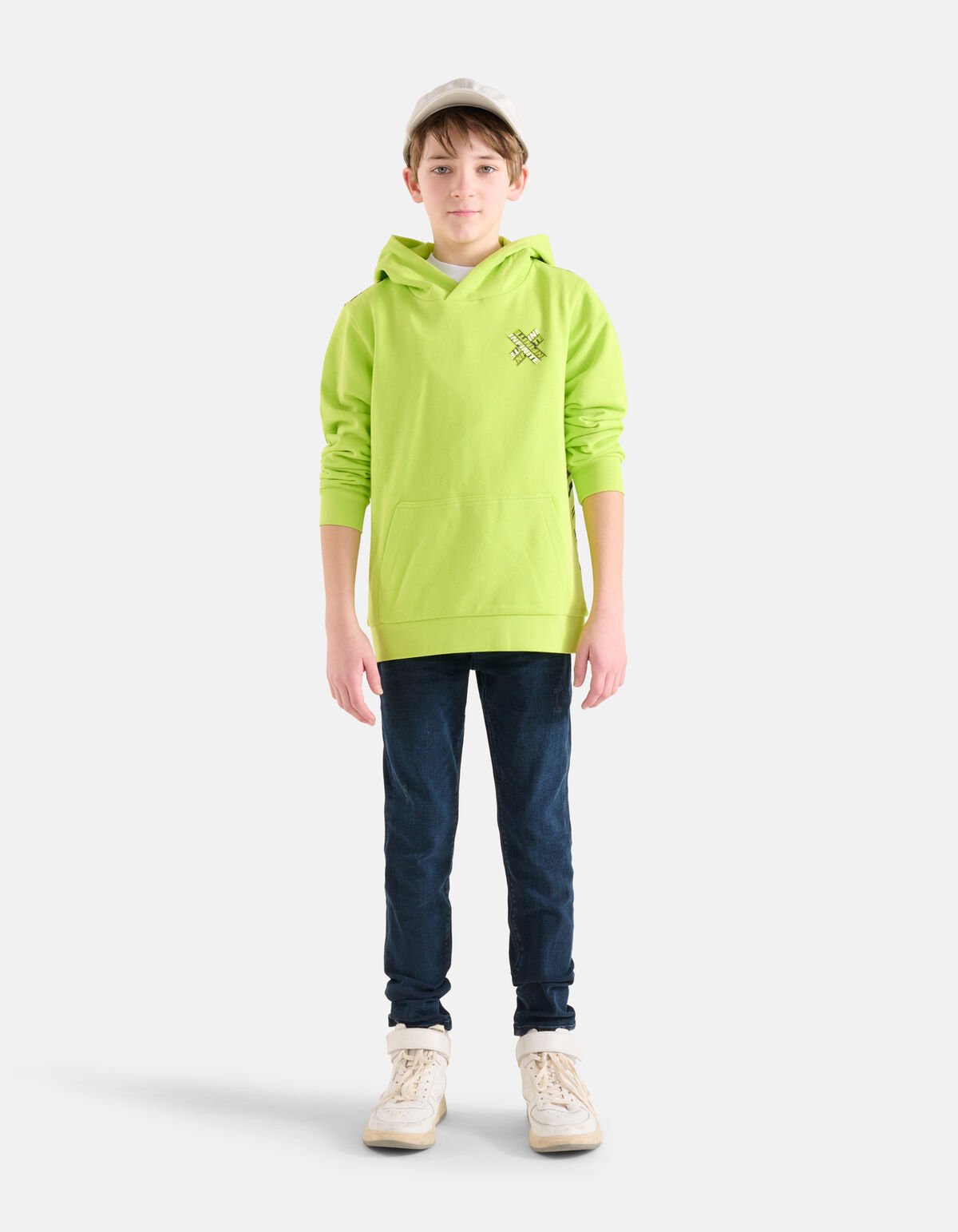 Text Hoodie Lindgrün SHOEBY BOYS