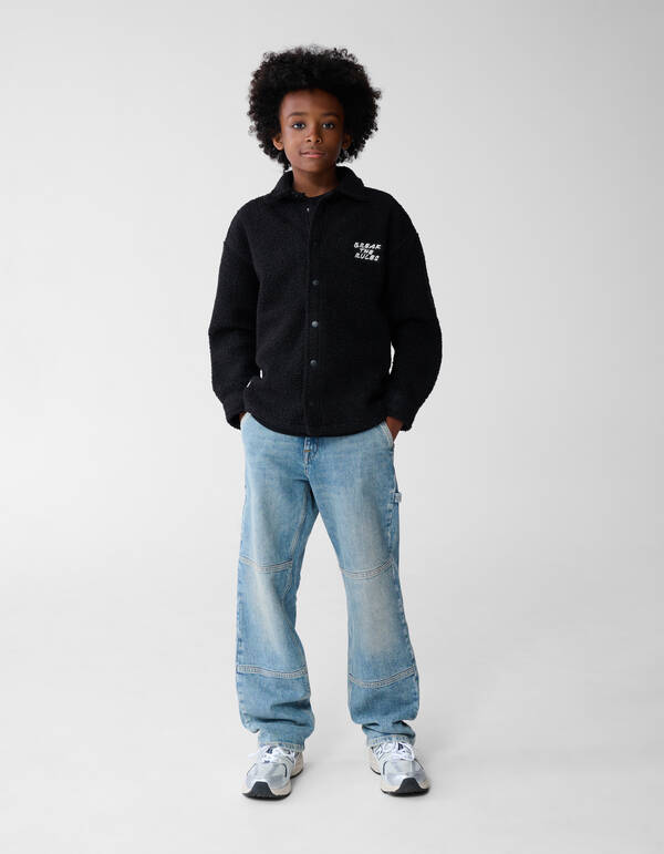 Teddymantel Schwarz SHOEBY BOYS