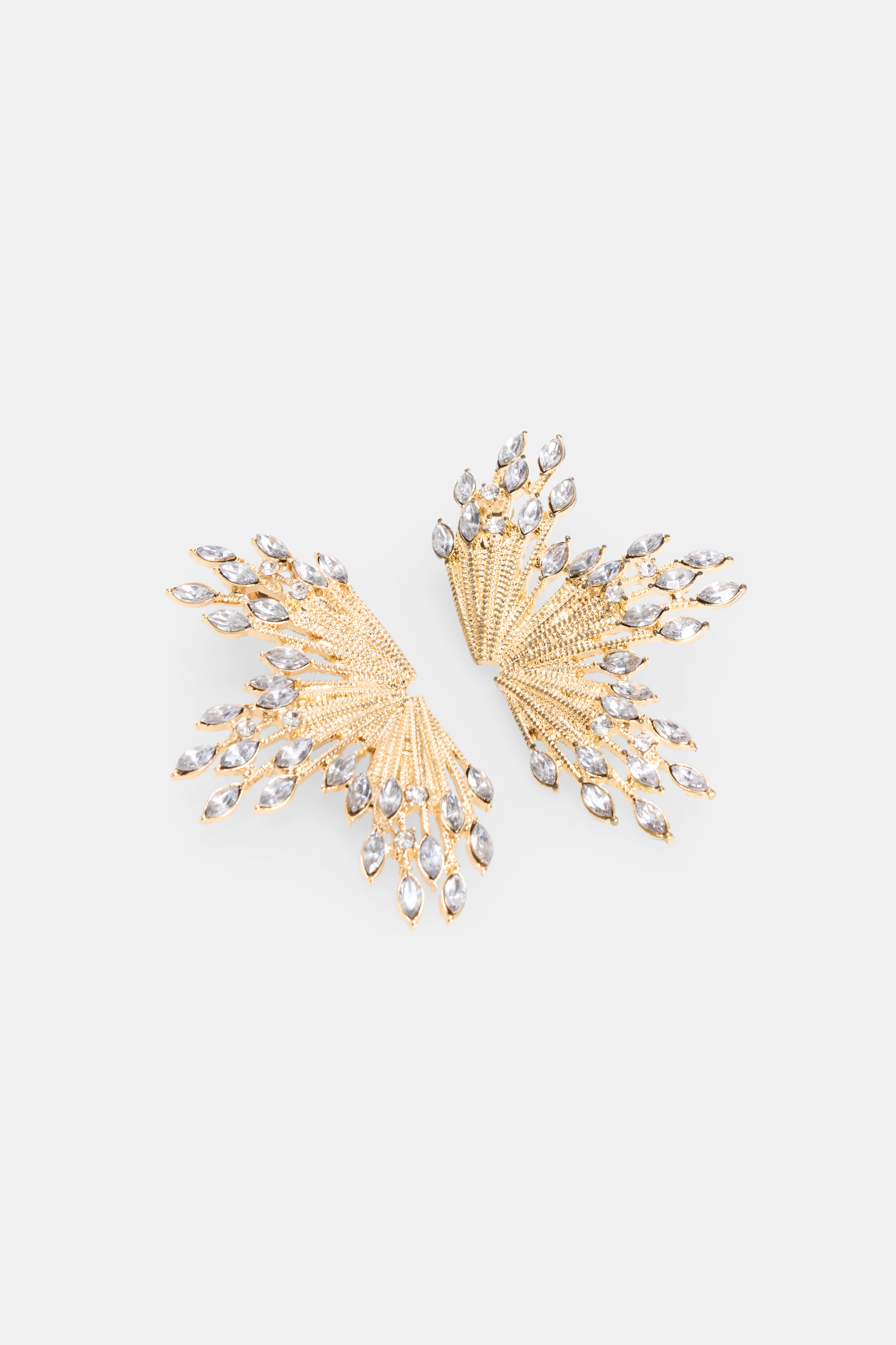 Regentropfen-Ohrringe Gold SHOEBY ACCESSOIRES