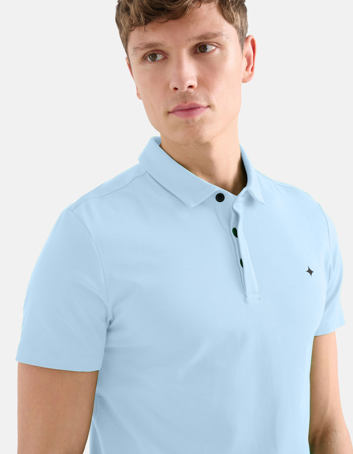 Jersey Poloshirt hellblau SHOEBY MEN