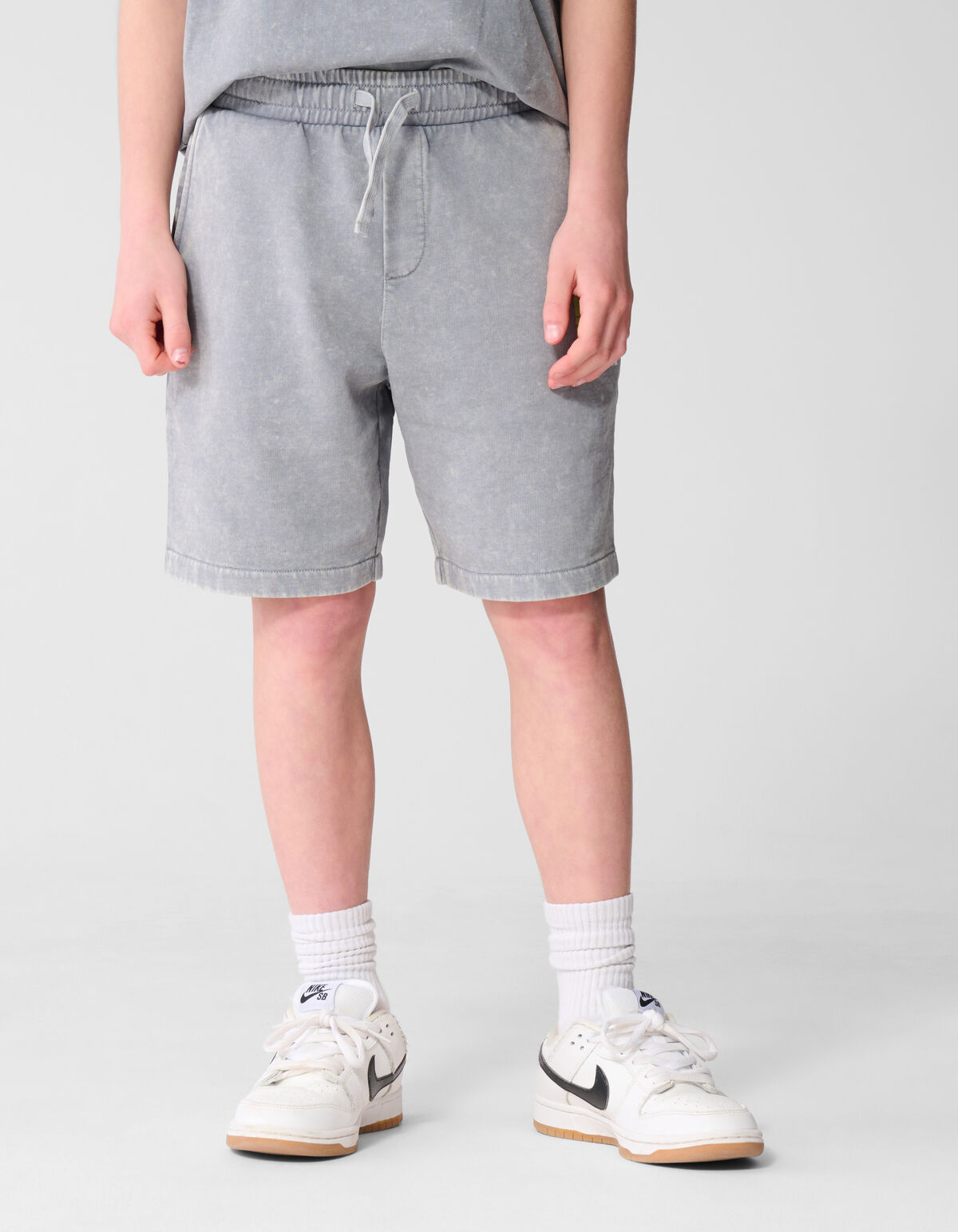 Surf Wave Artwork Kurz Grau SHOEBY BOYS