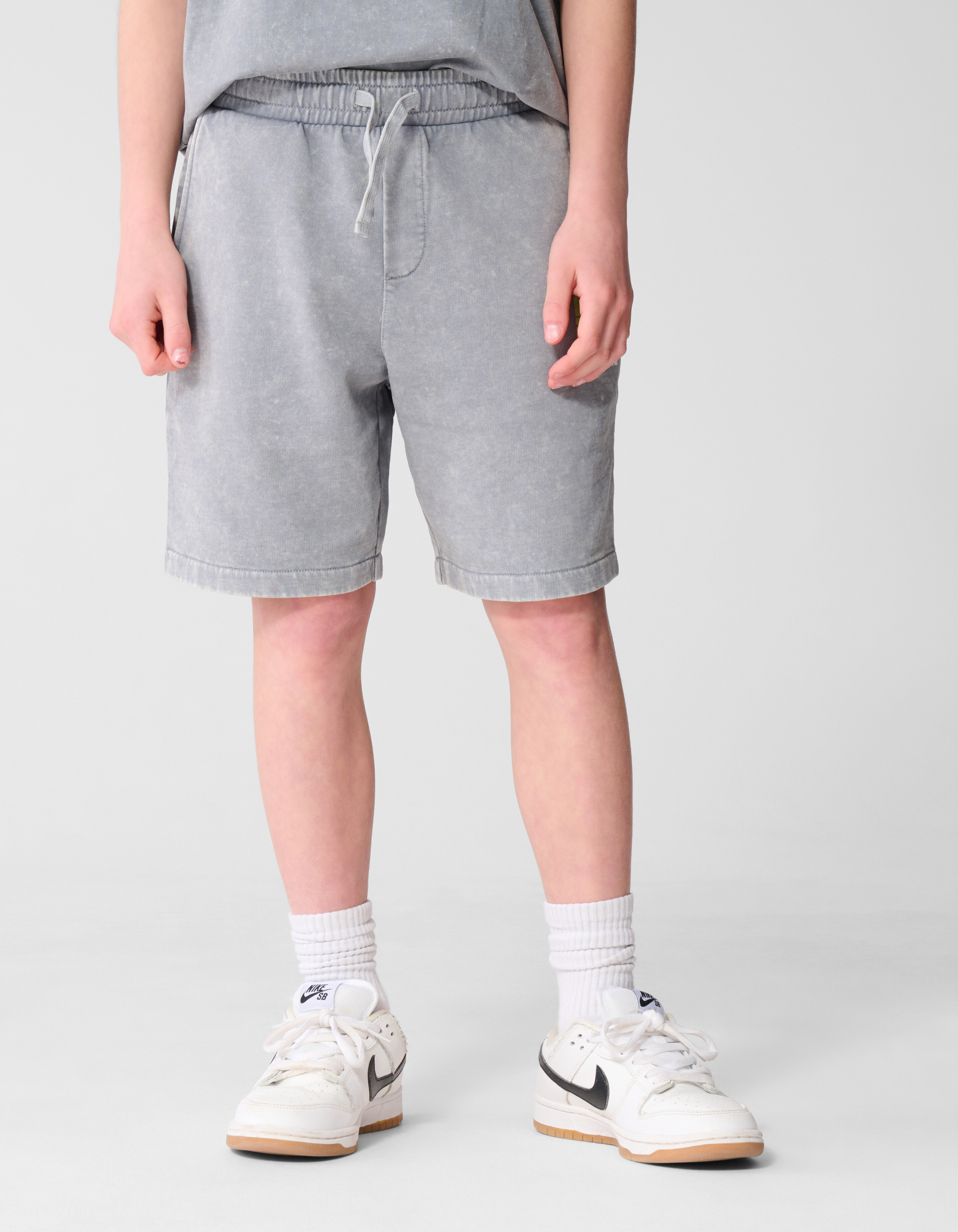 Surf Wave Artwork Kurz Grau SHOEBY BOYS