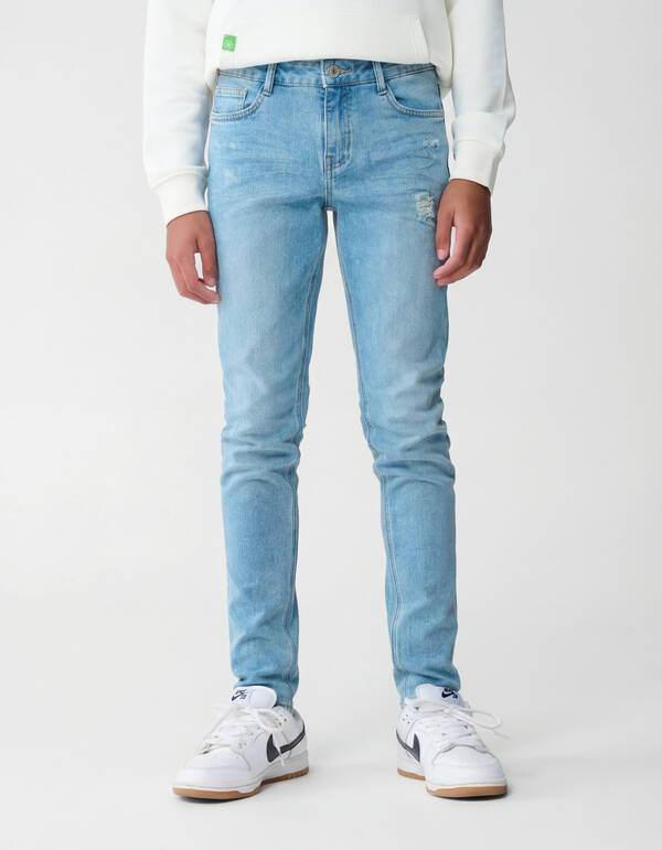 Tapered Fit Jeans Hellblau SHOEBY BOYS