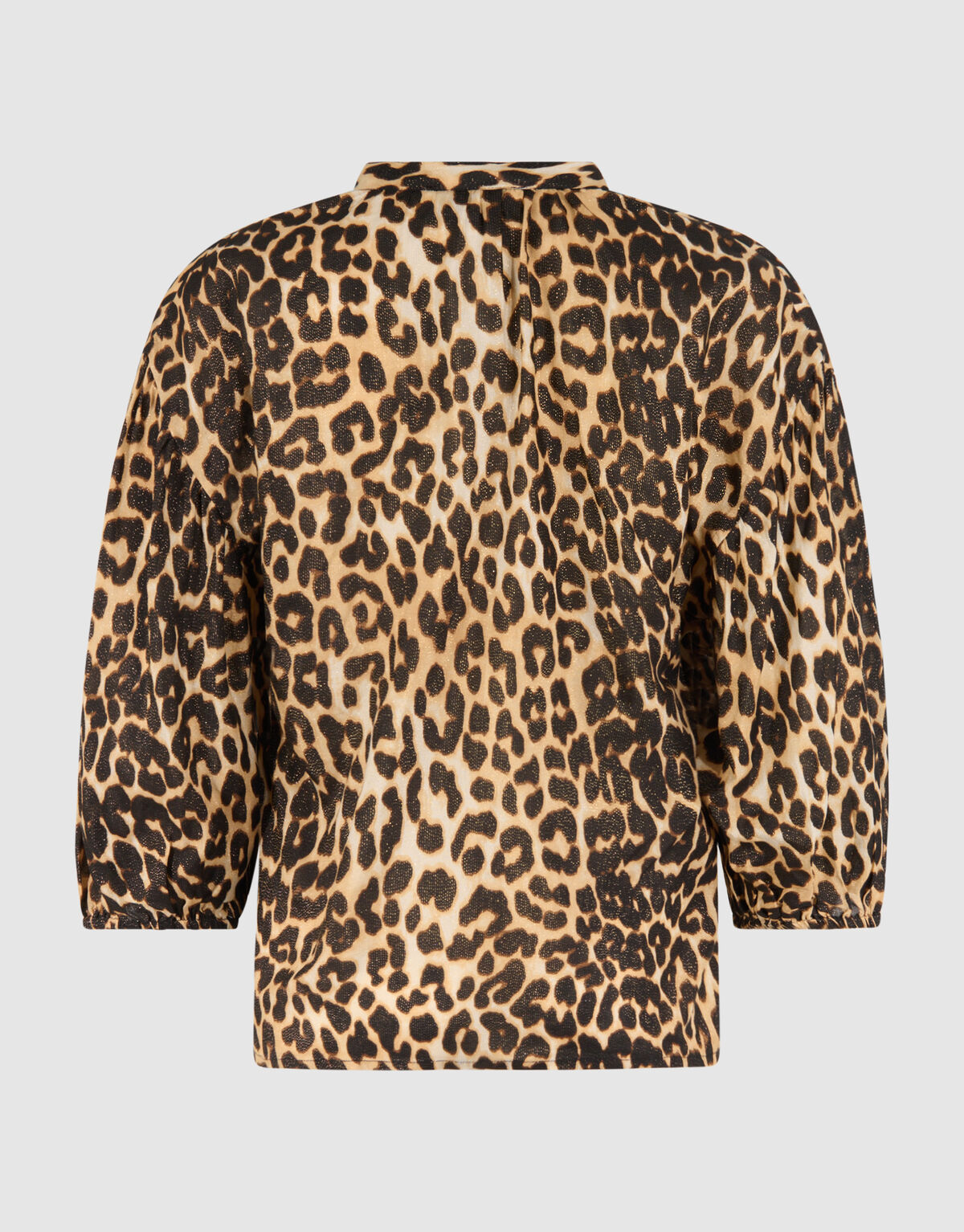 &Uuml;bergr&ouml;&szlig;en Leopard Glanz Bluse Braun SHOEBY WOMEN