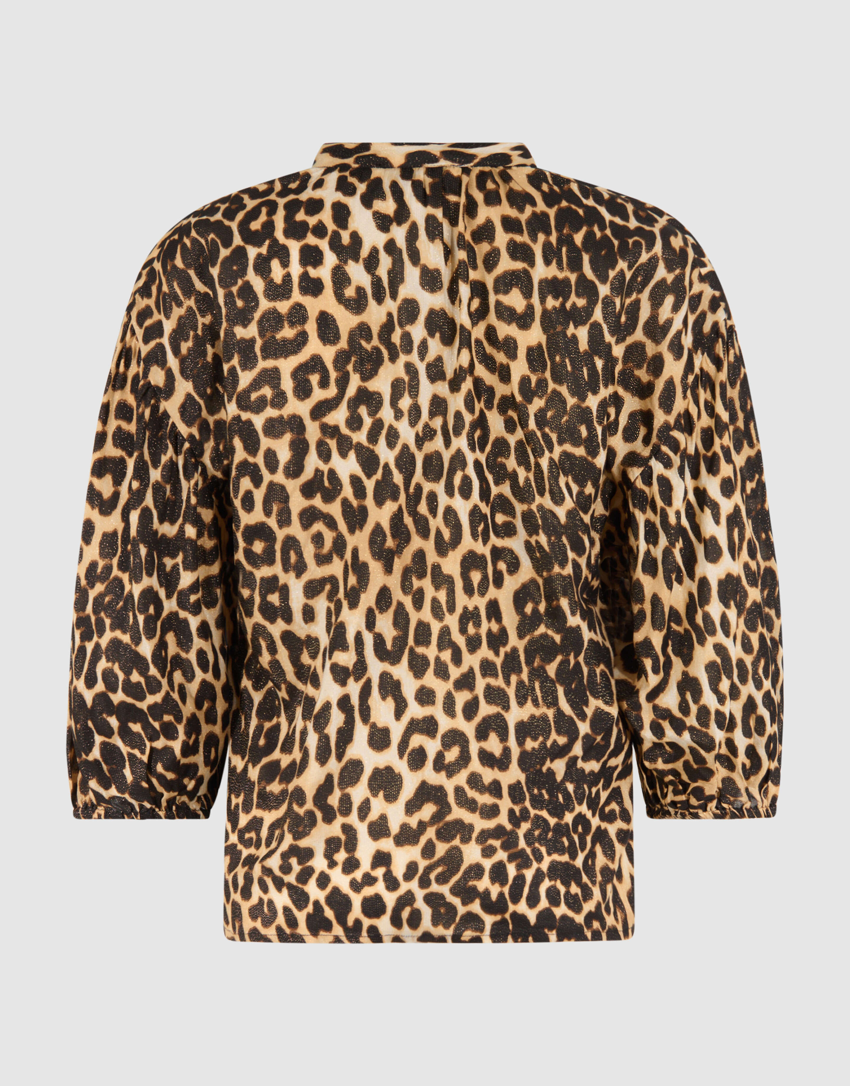 Leopard-Glanz-Bluse Braun SHOEBY WOMEN