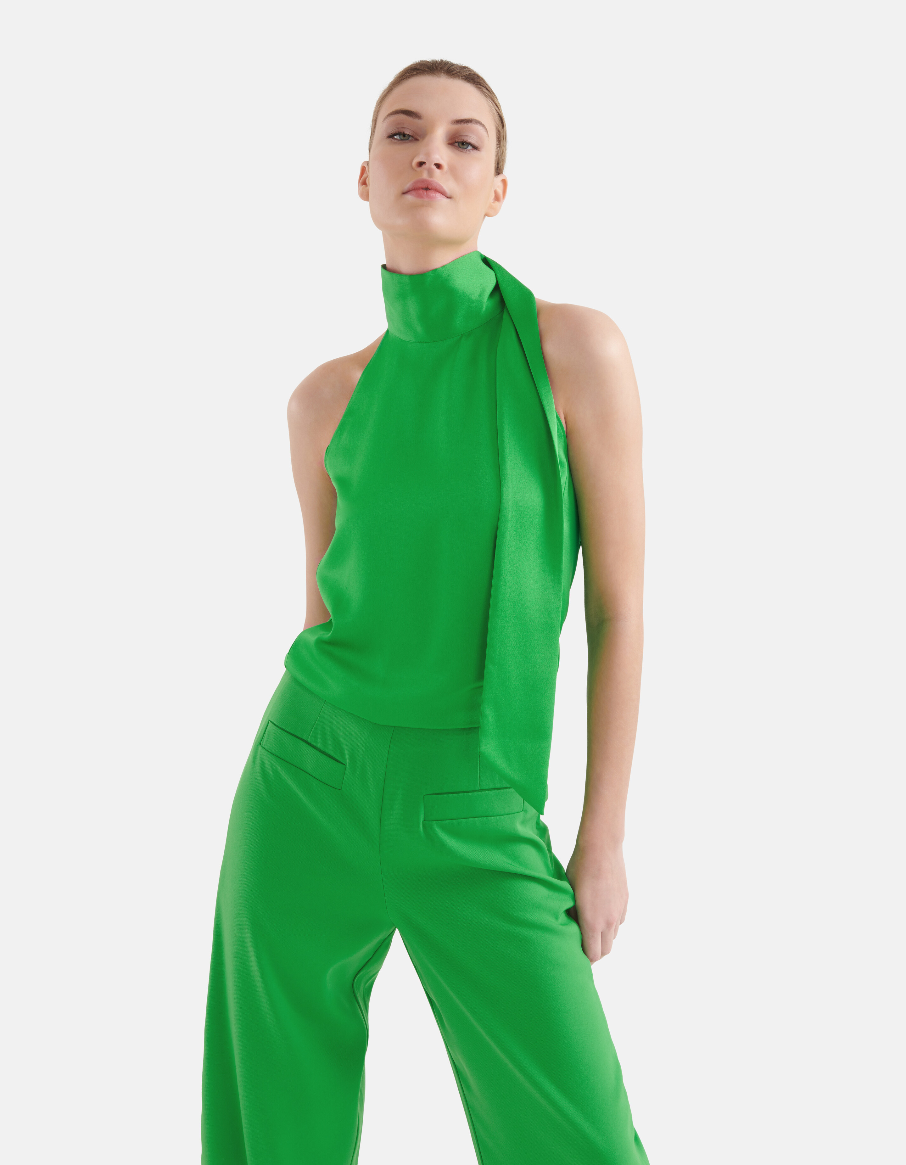 Satin-Träger-Top Grün von Mieke SHOEBY WOMEN