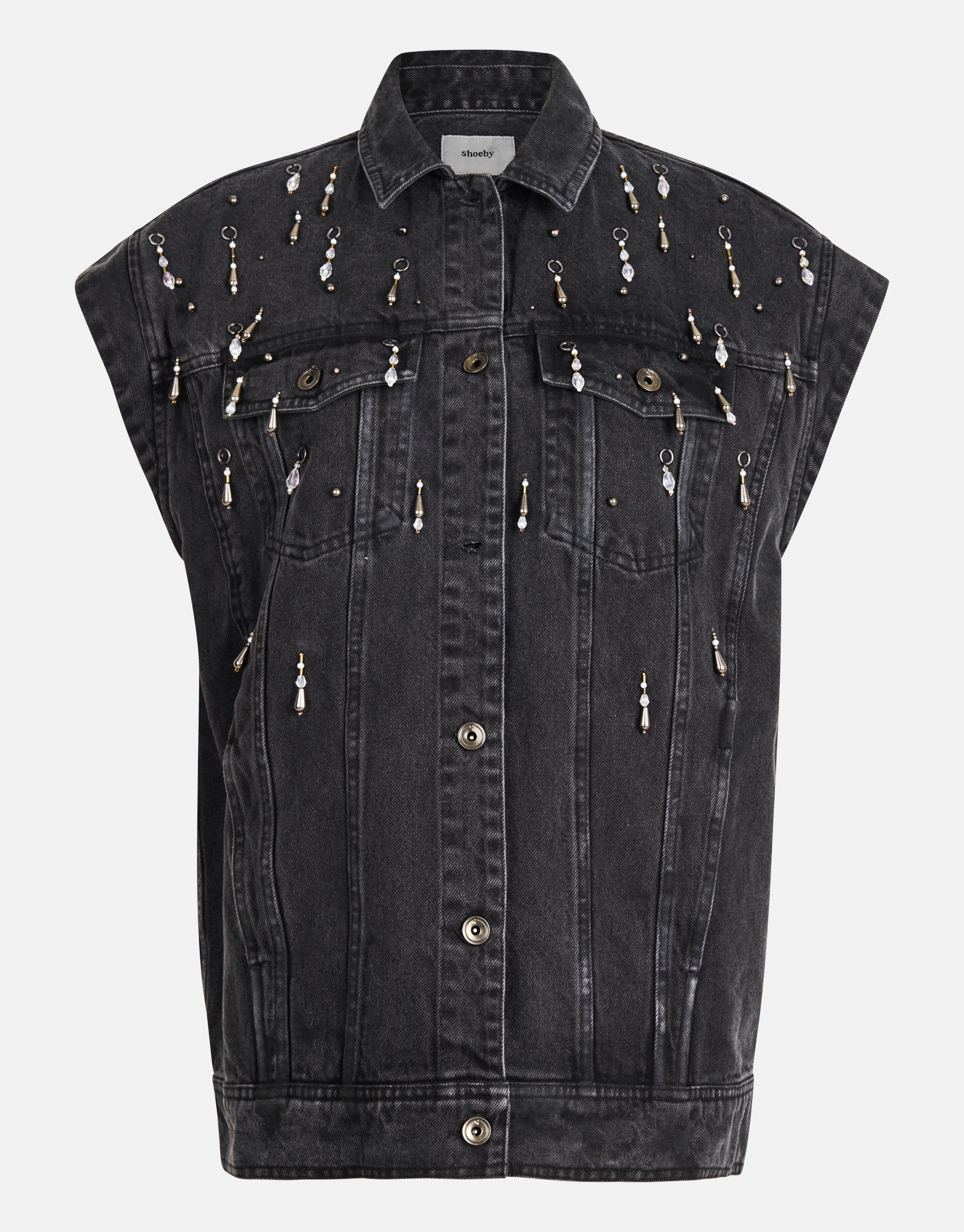 Rocky Denim Gilet Grau SHOEBY WOMEN