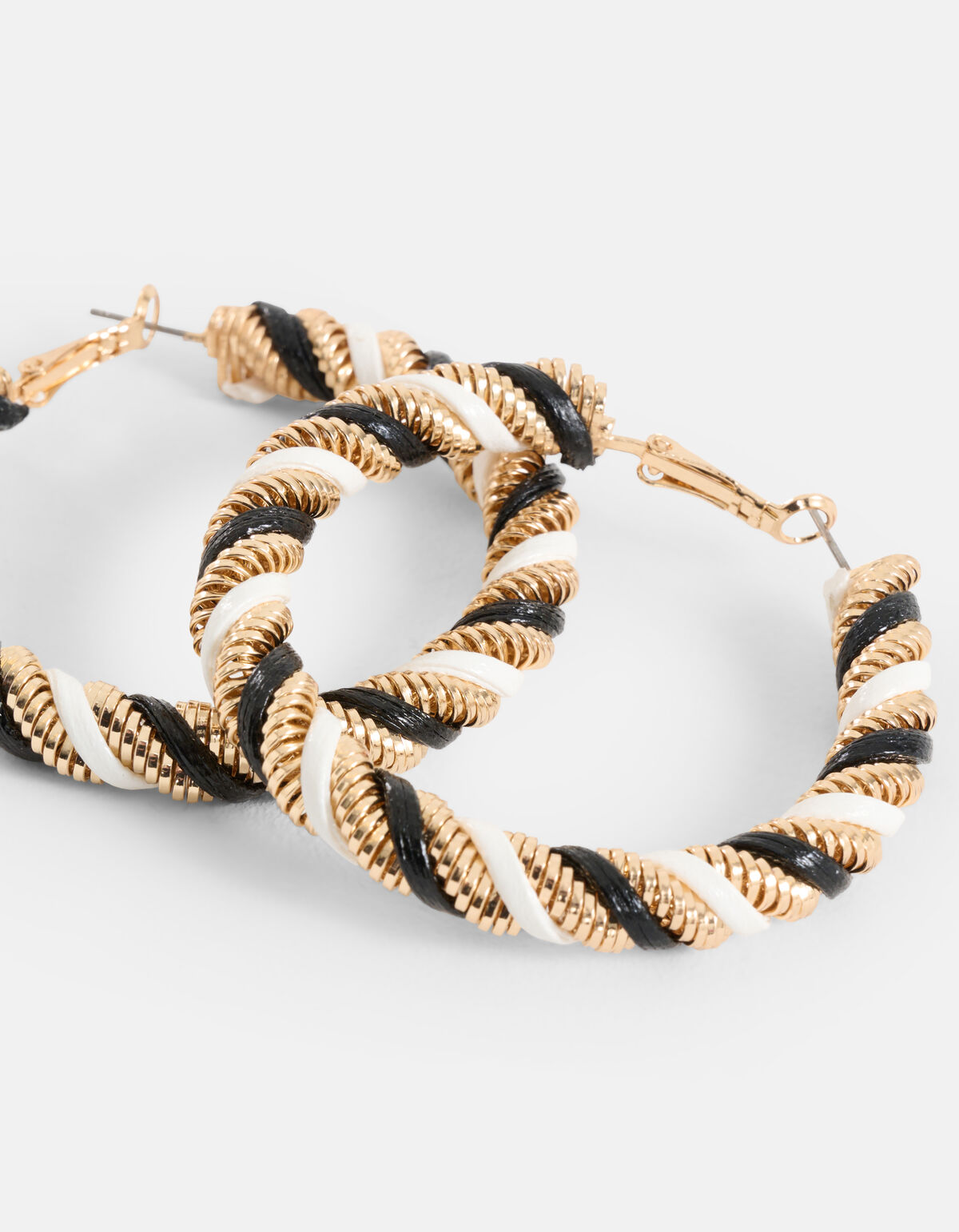 Detail Hoops Schwarz/Weiß SHOEBY ACCESSOIRES