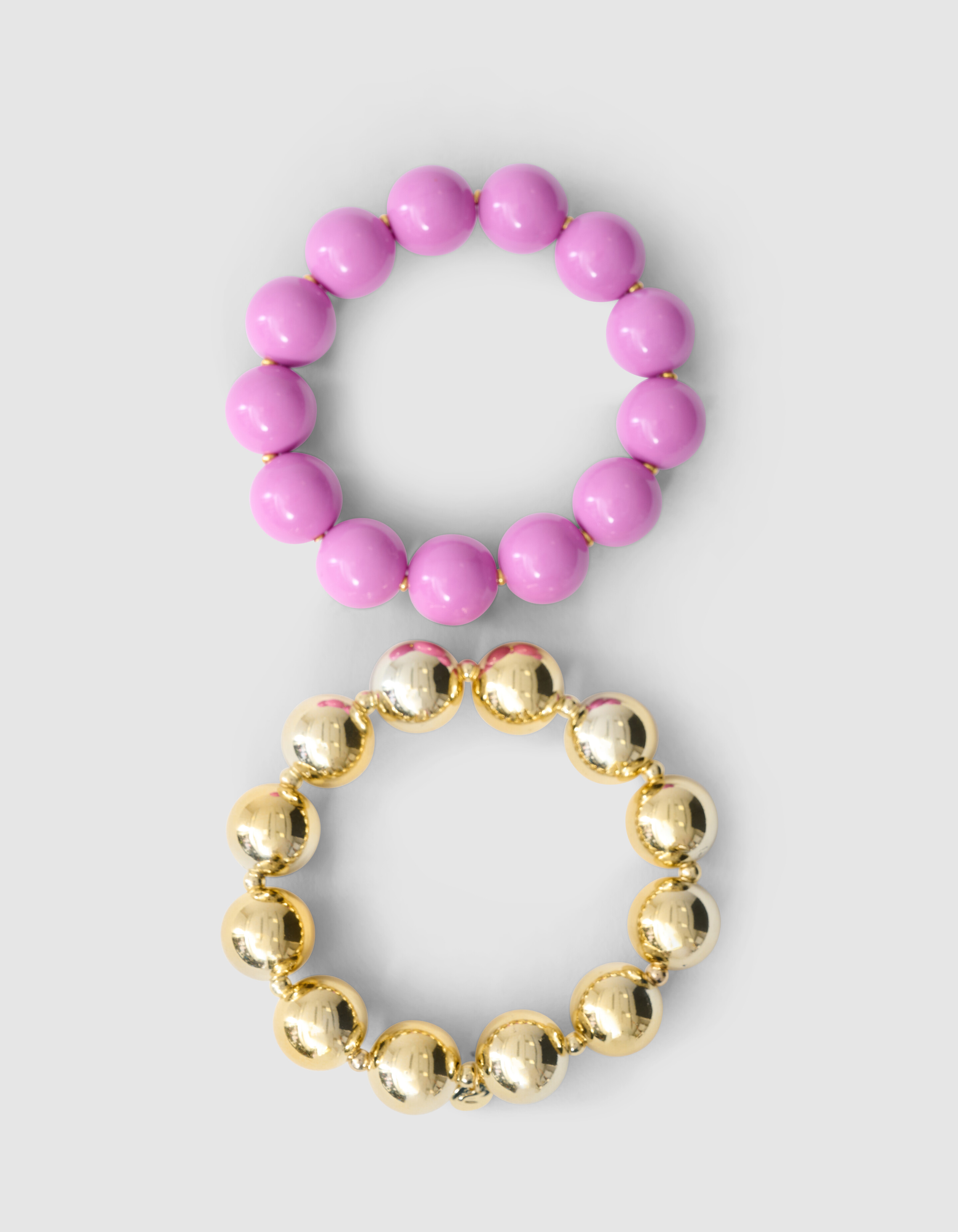 Perlenarmband-Set Rosa SHOEBY ACCESSOIRES