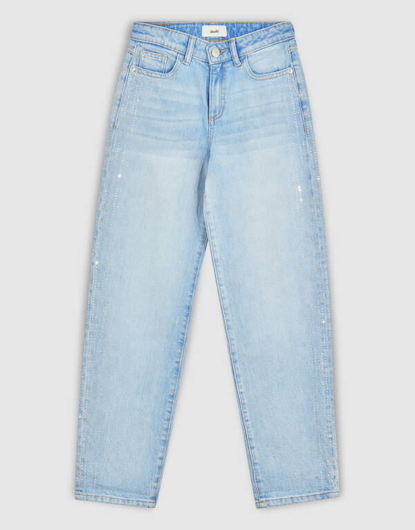 Jeans mit Strass-Finish in Blau SHOEBY GIRLS