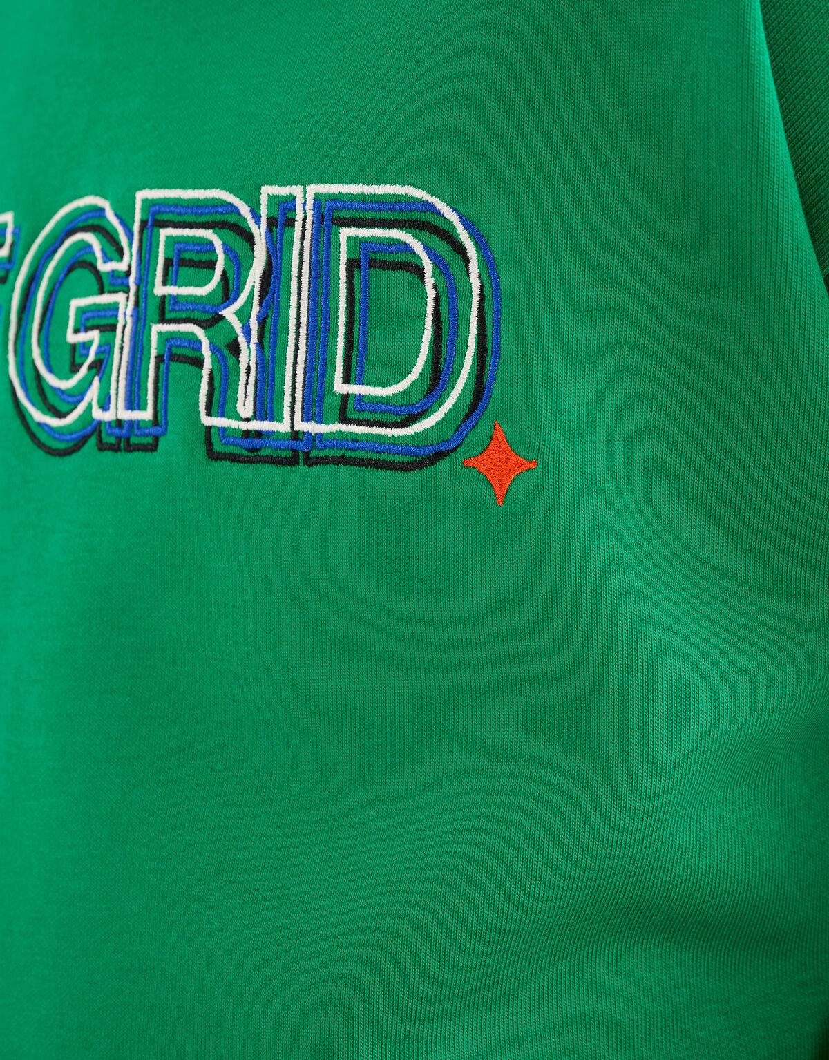 Stickerei Kunstwerk Pullover Grün SHOEBY BOYS