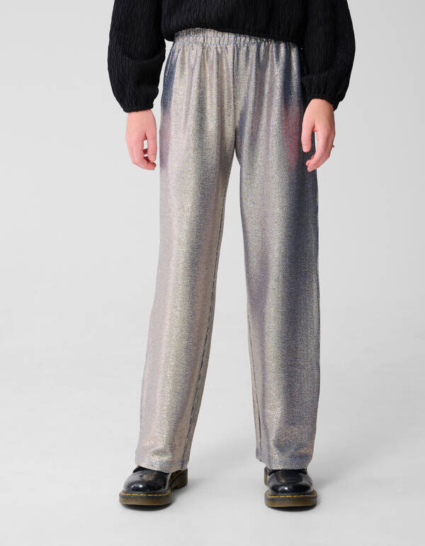 Metallic Hose Blau SHOEBY GIRLS