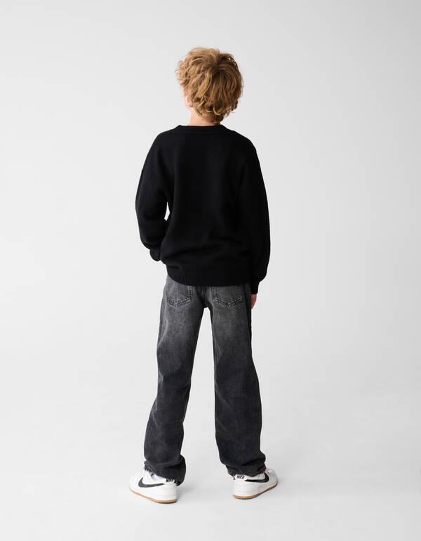 Endless Gebriede Pullover Schwarz SHOEBY BOYS