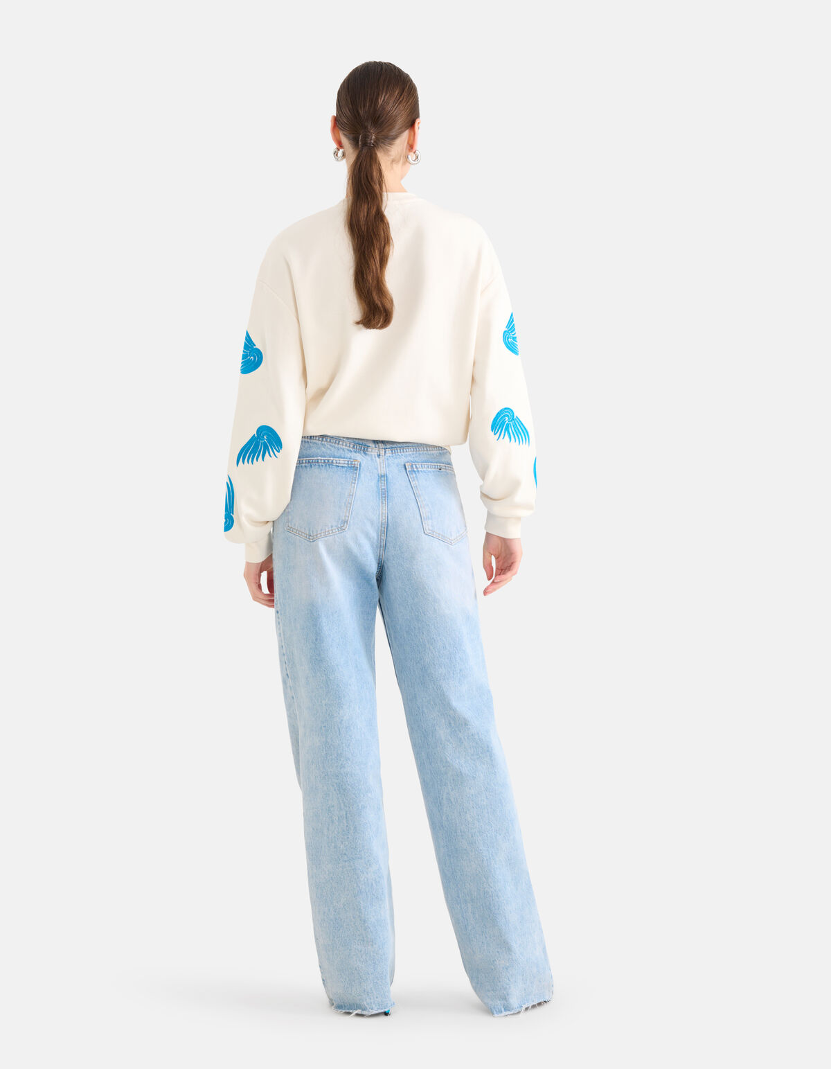 Pullover mit Stickerei Off White SHOEBY WOMEN