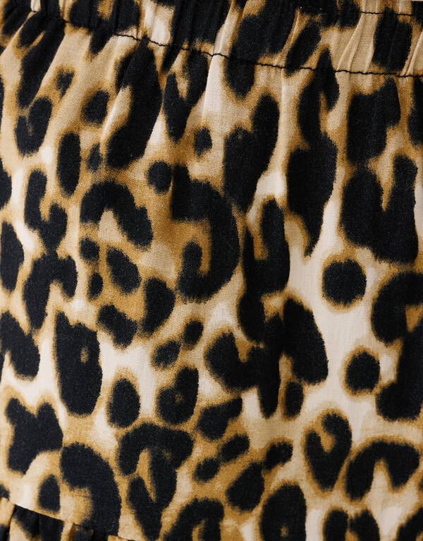 Star Leopard Minirock Hellbraun SHOEBY GIRLS