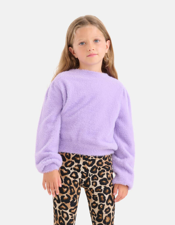 Weicher Pullover Hellviolett SHOEBY GIRLS