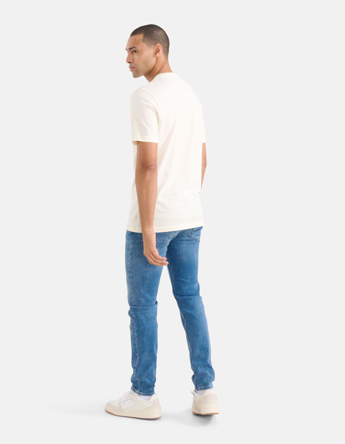 Artwork T-shirt Gebroken Wit SHOEBY MEN