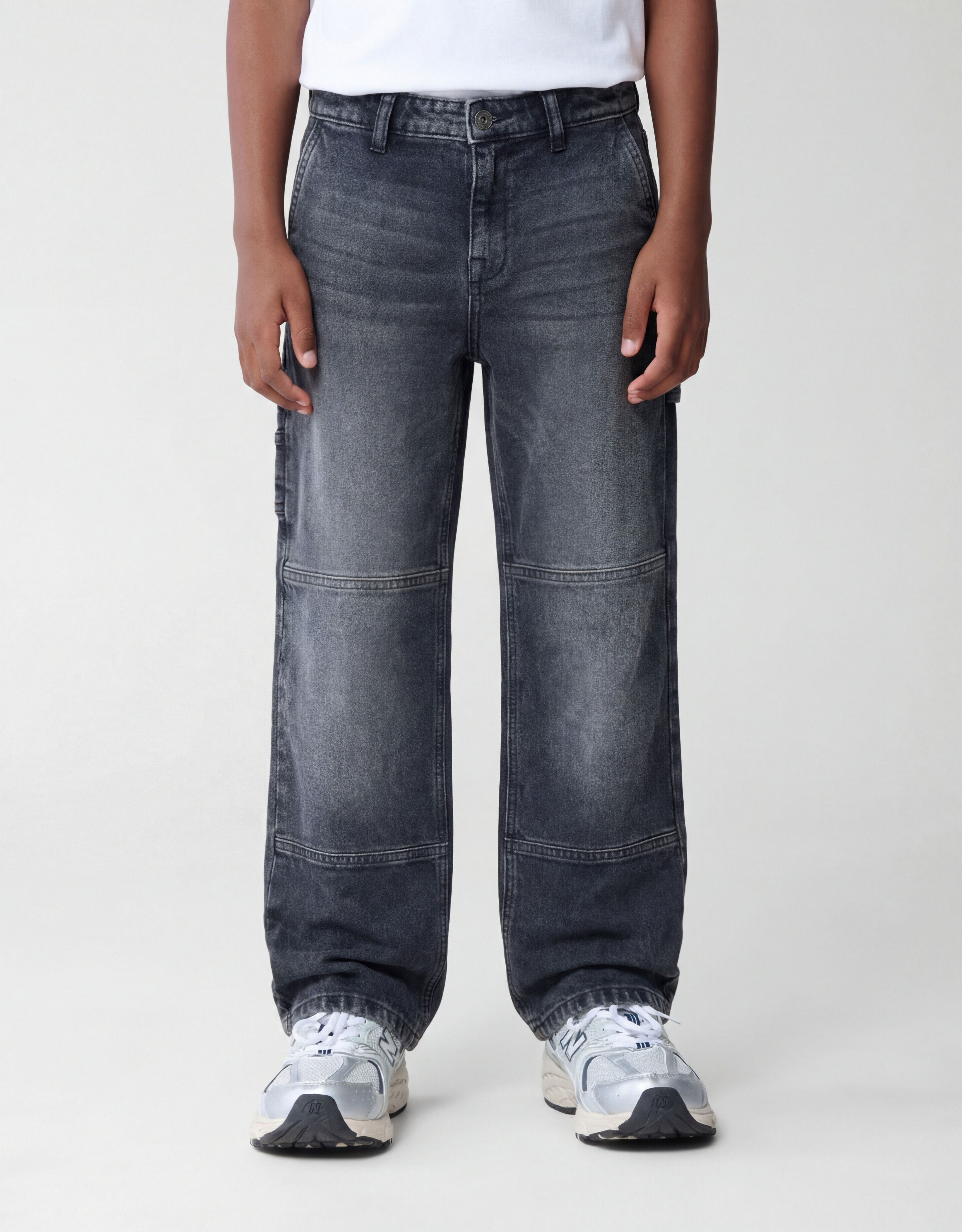 Carpenter Baggy Fit Jeans Dunkelgrau SHOEBY BOYS