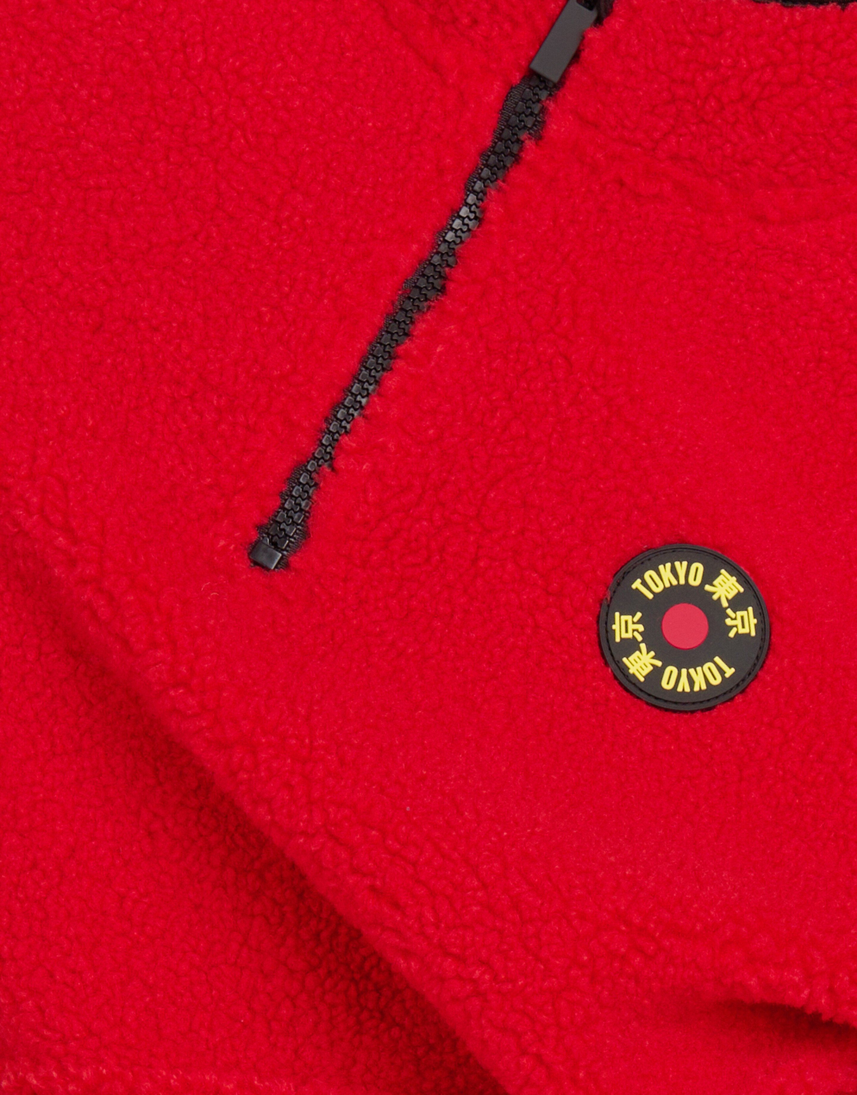 Teddy-Fleece-Pullover Rot SHOEBY BOYS