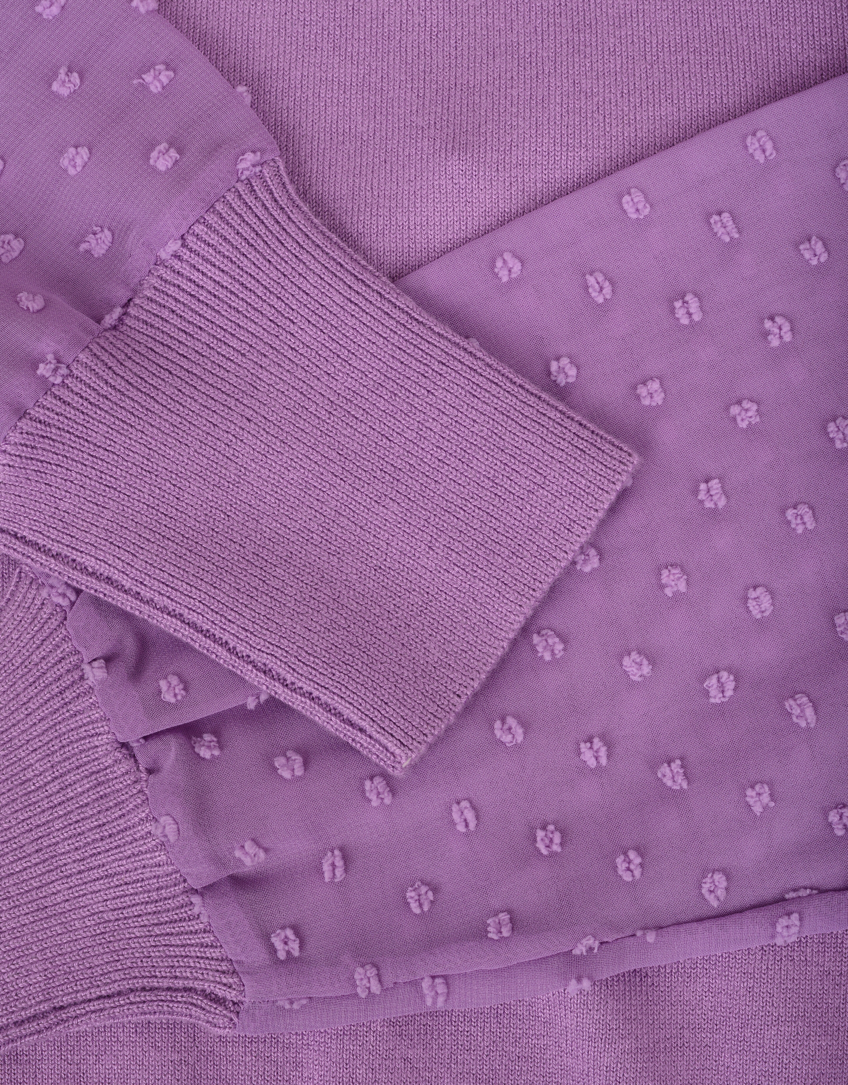 Mesh-Punkt-Pullover JILL&MITCH