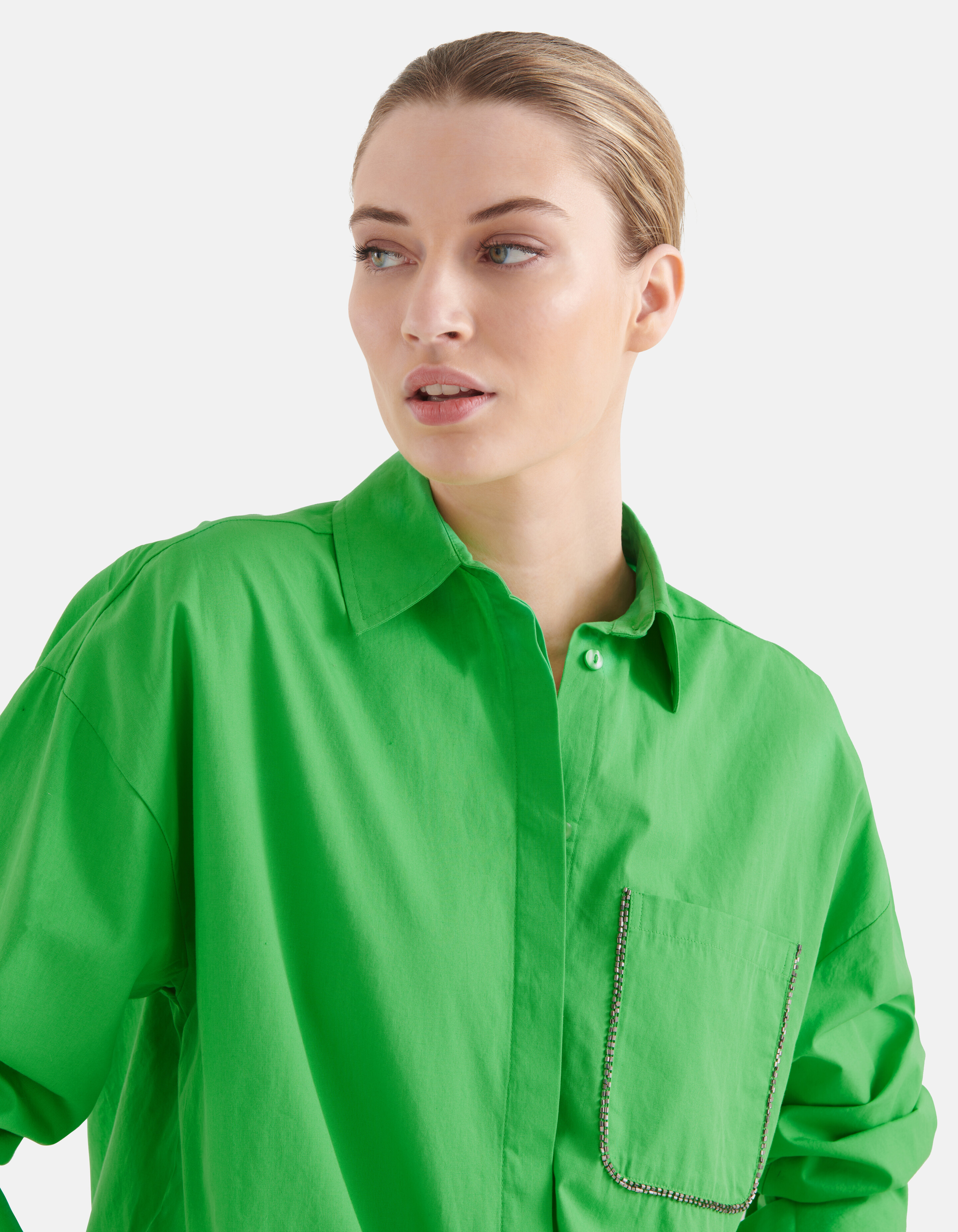 Popeline-Bluse Grün von Mieke SHOEBY WOMEN