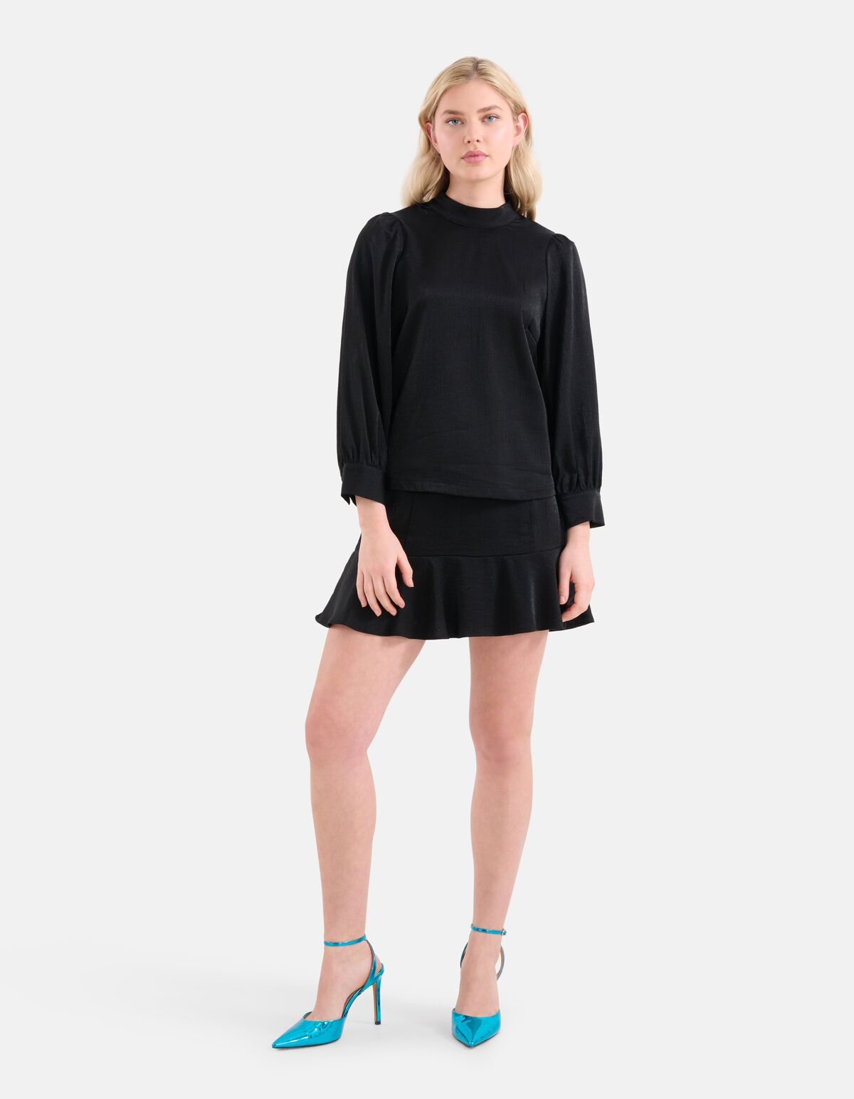 Satin Top Schwarz SHOEBY WOMEN