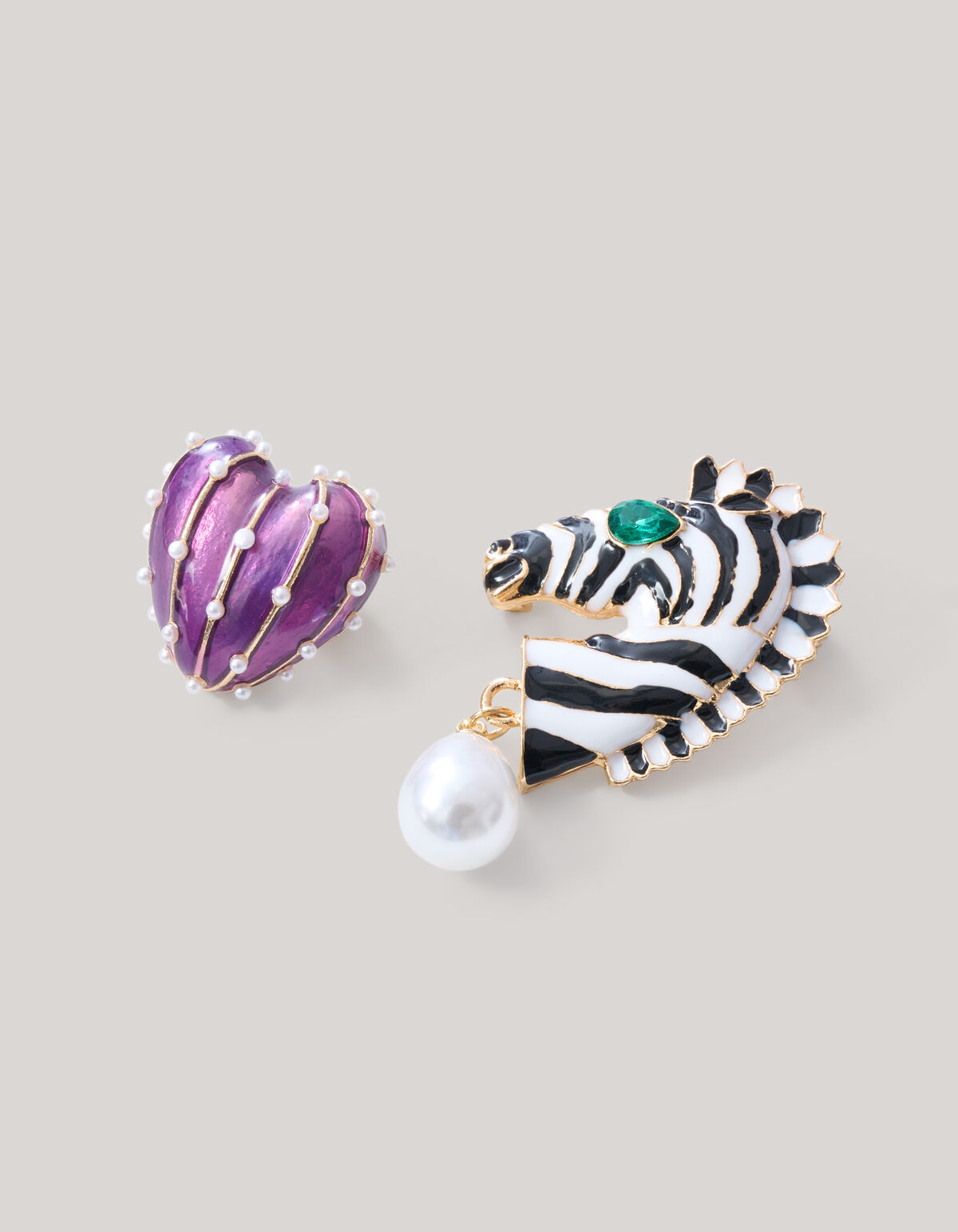 Broschen-Set Rosa SHOEBY ACCESSOIRES