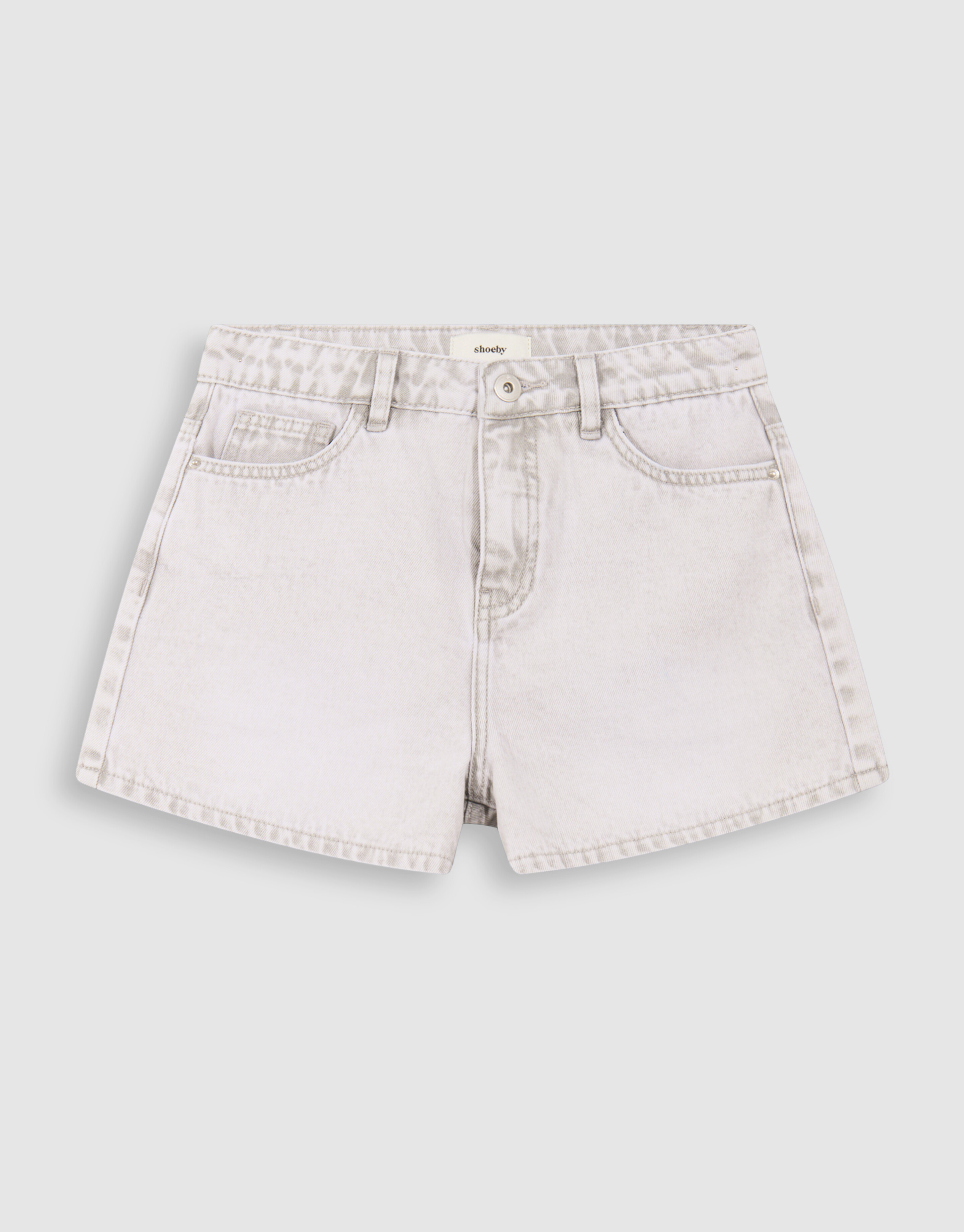 Basic Denim-Shorts Hellgrau SHOEBY GIRLS